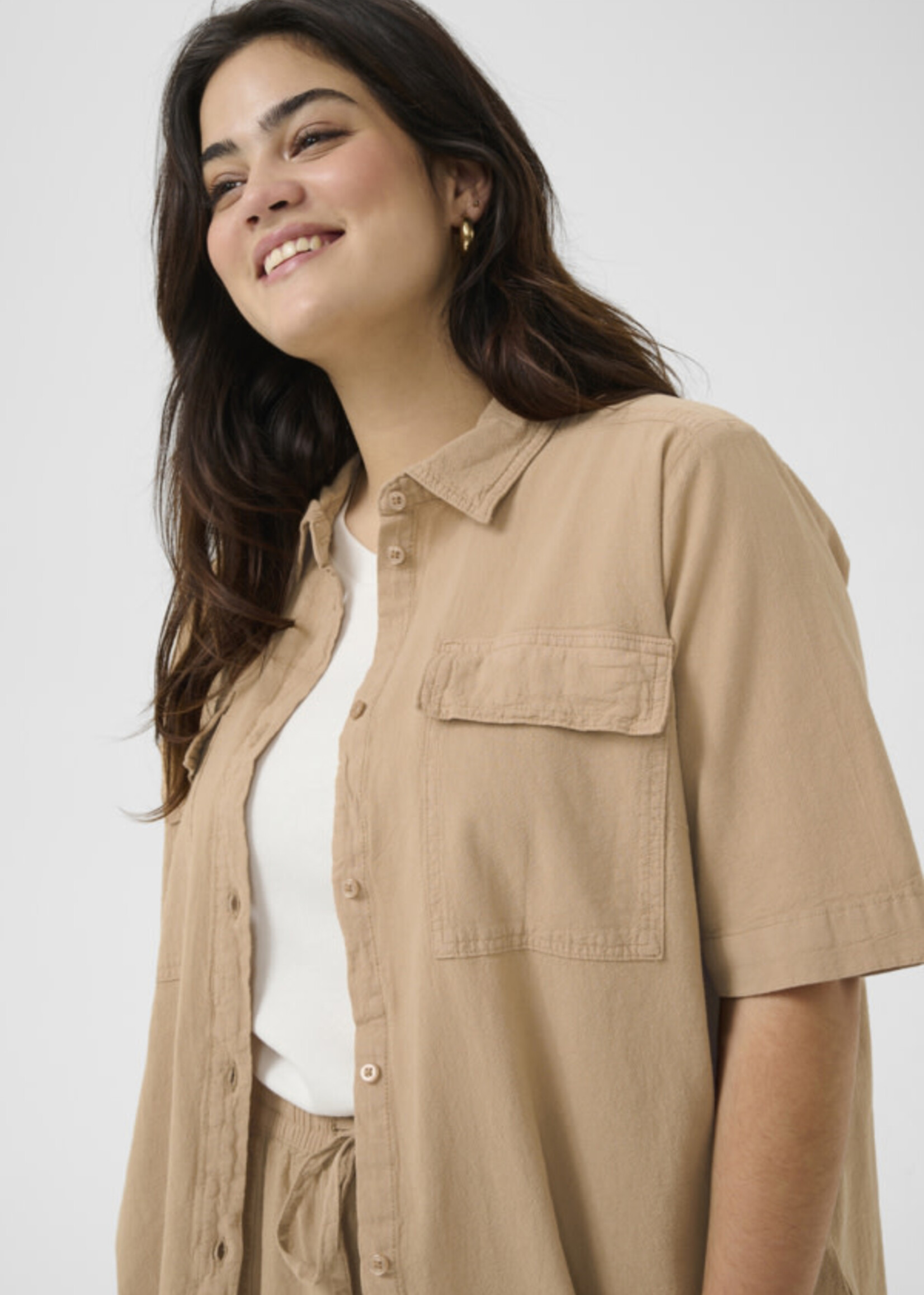 KAFFE CURVE KAFFE CURVE-CHEMISE-10582893