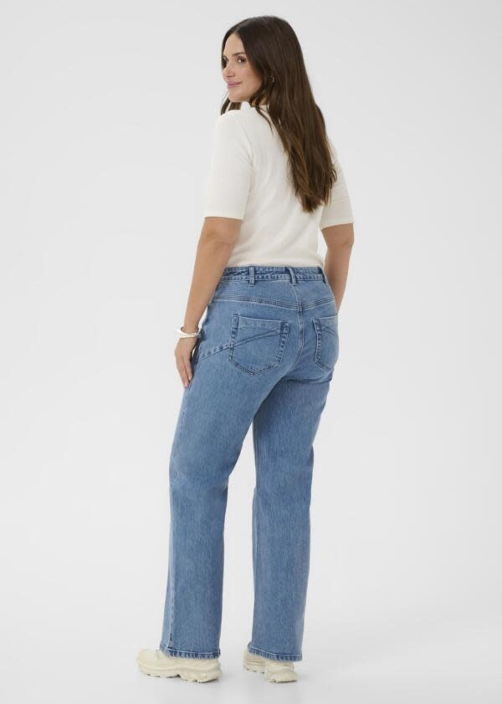 KAFFE CURVE KAFFE CURVE-JEANS ÉVASÉ-10584056