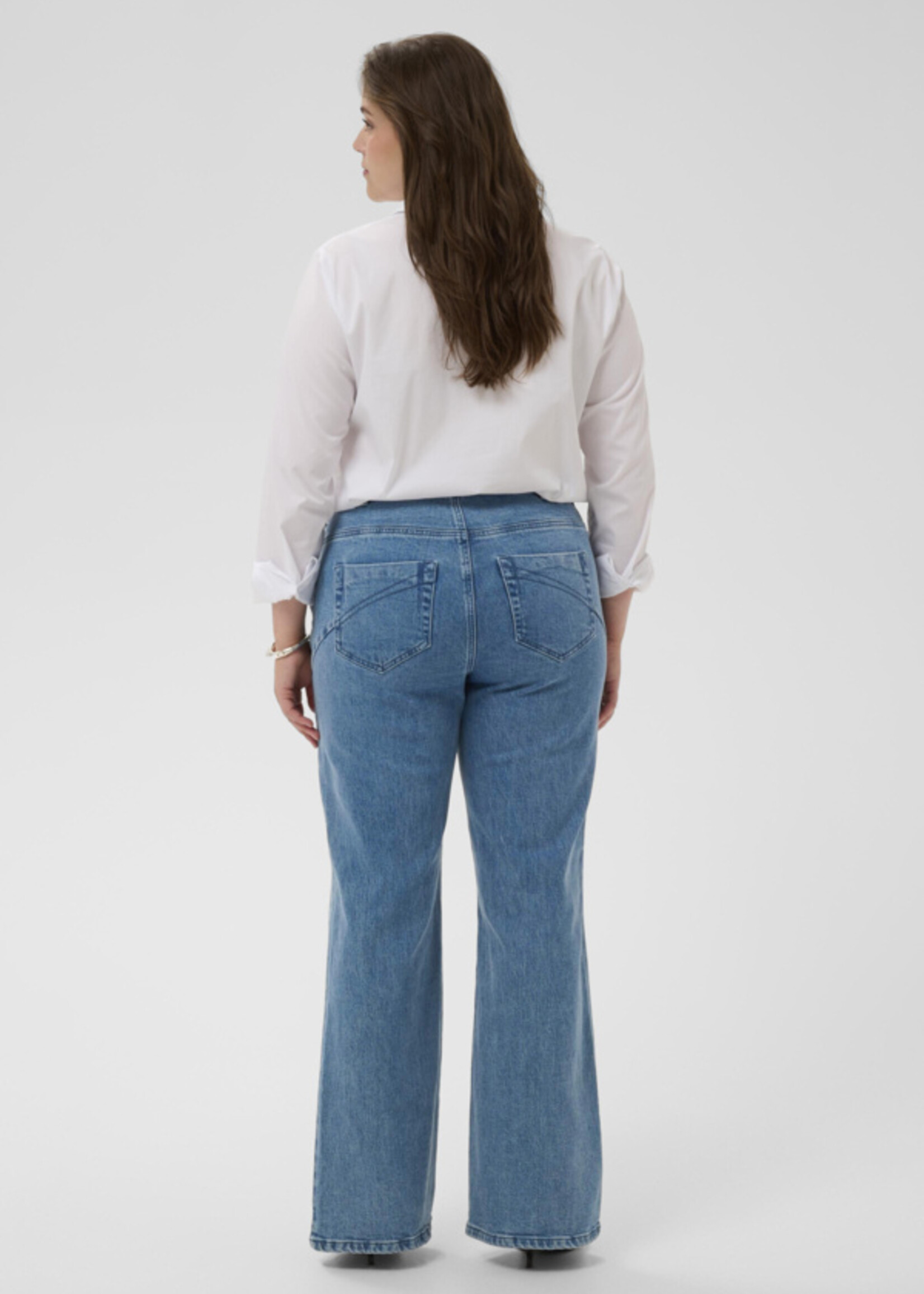KAFFE CURVE KAFFE CURVE-JEANS ÉVASÉ-10584056