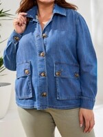 TRIBAL FASHION TRIBAL-JACKET EN JEANS-5724V-4984