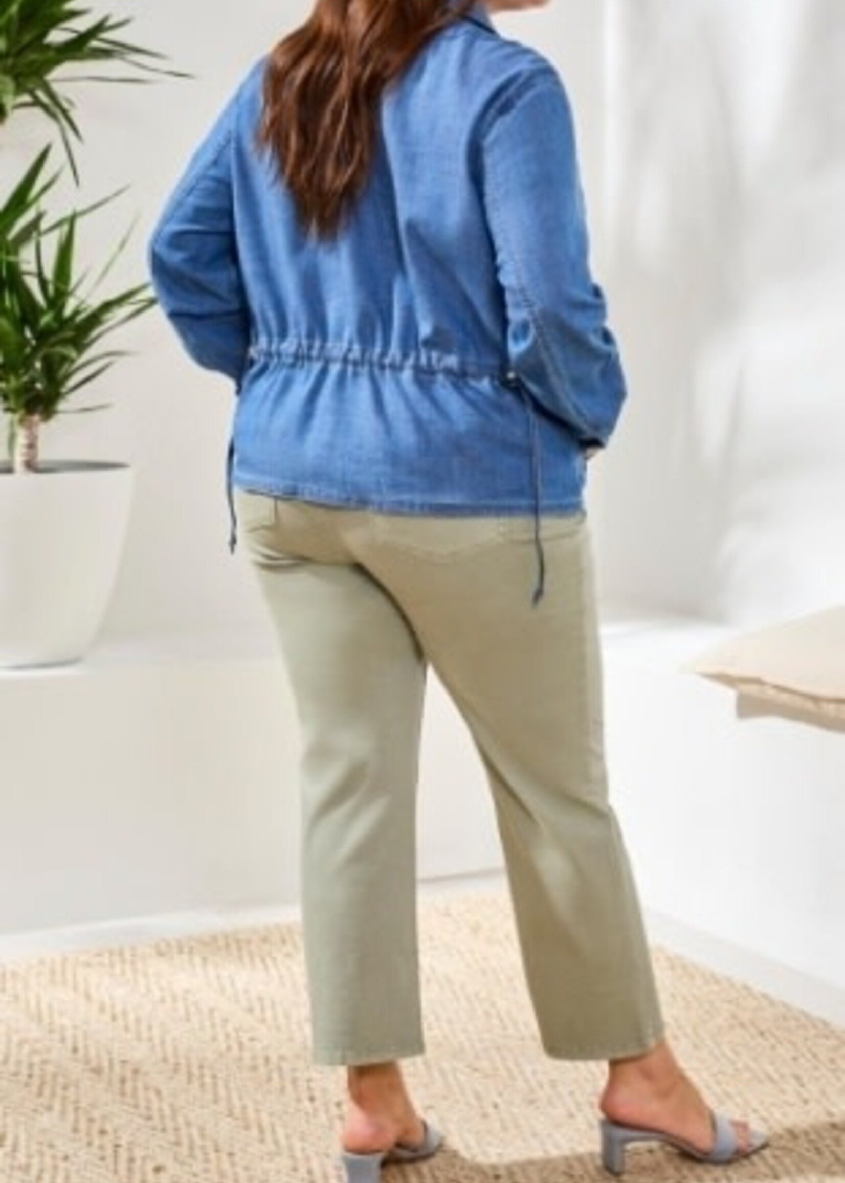 TRIBAL FASHION TRIBAL-JACKET EN JEANS-5724V-4984