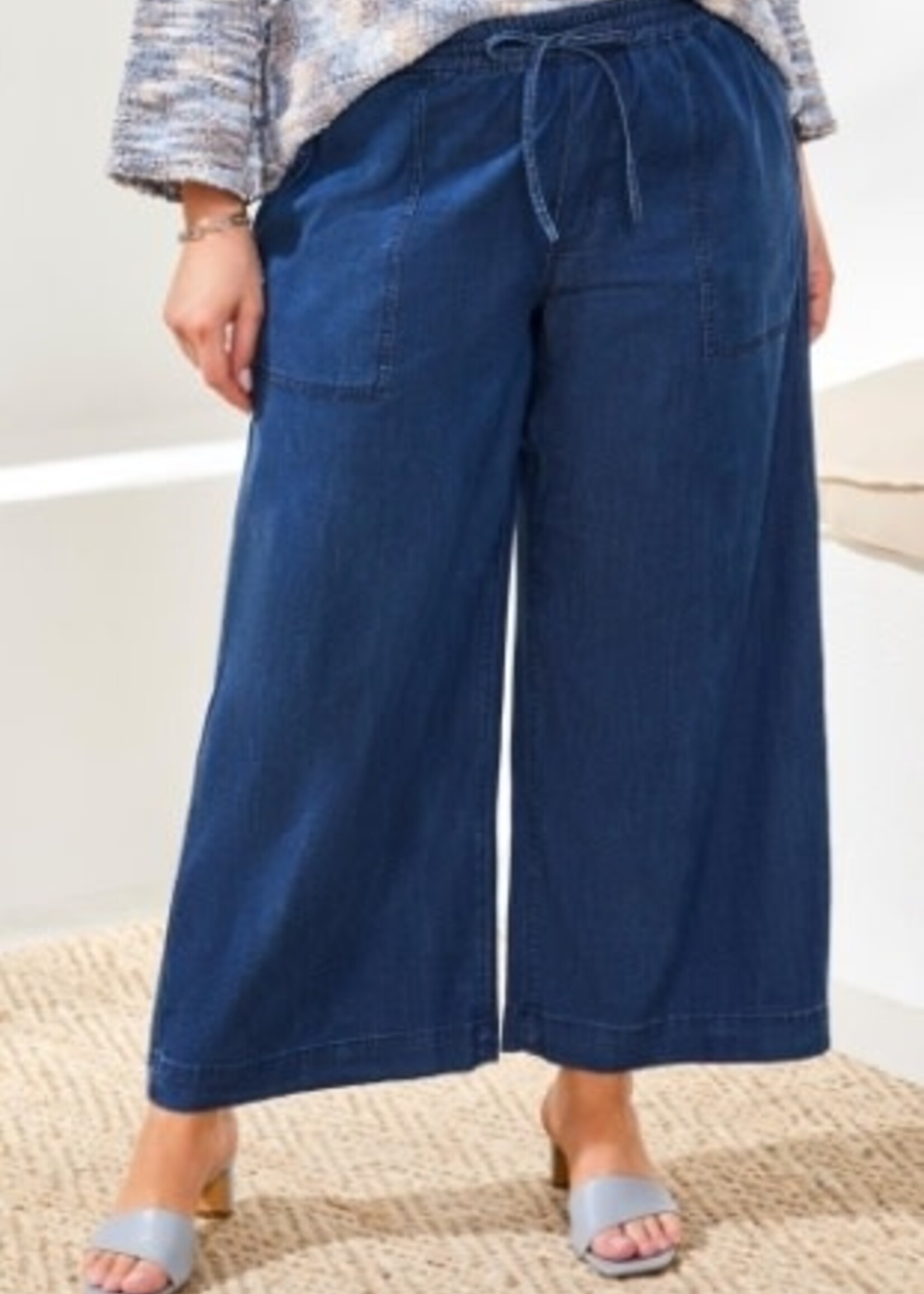 TRIBAL FASHION TRIBAL-PANTALON JAMBE LARGE-6127V-5383