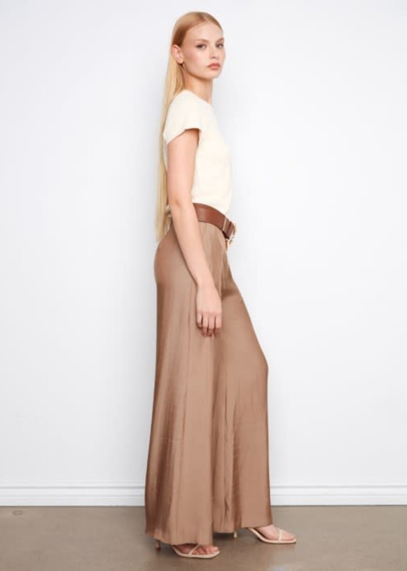 CHARLIE B CHARLIE B-PANTALON SATINÉ-C5756