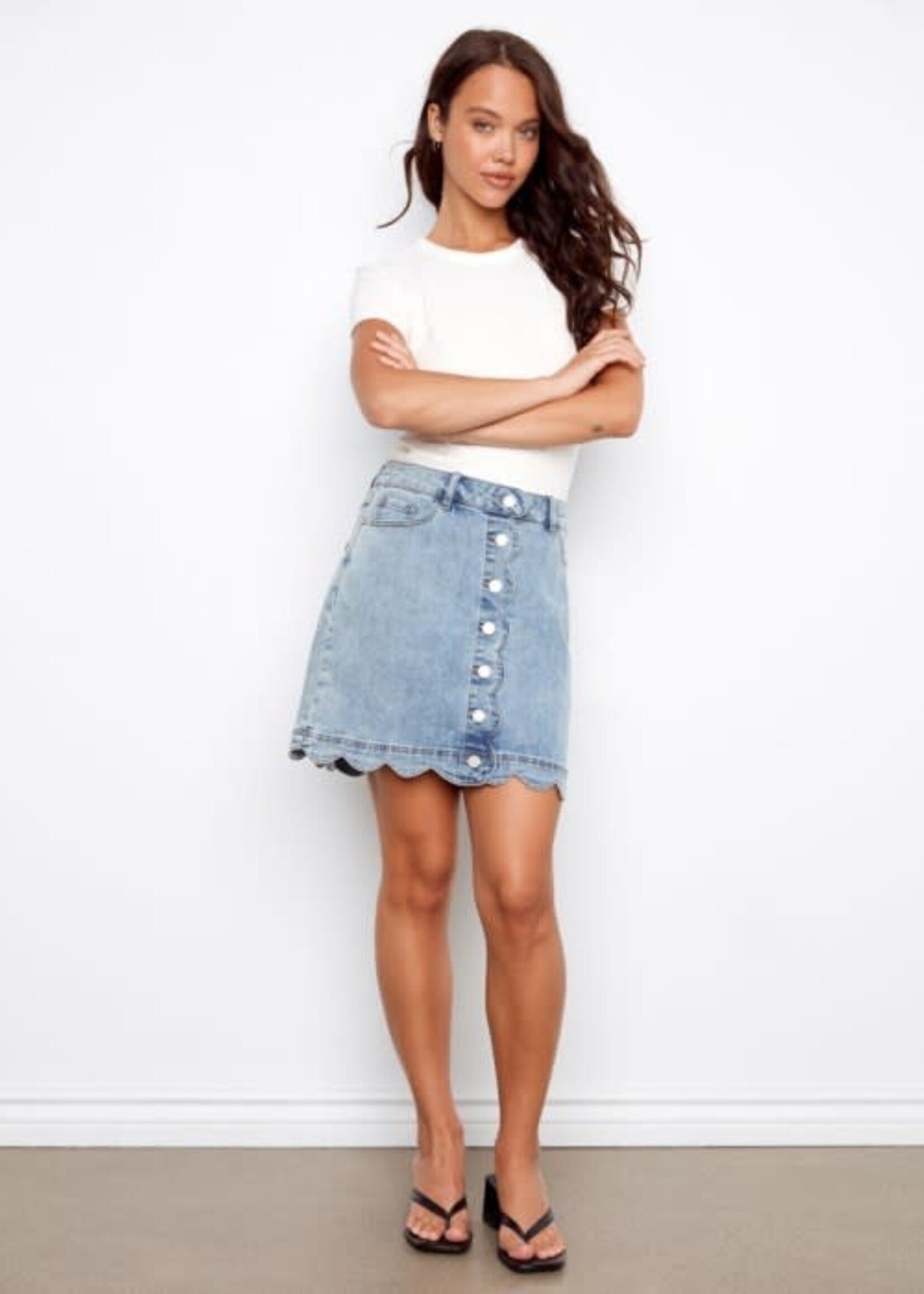 CHARLIE B CHARLIE B-JUPE SHORT-C7079R-140