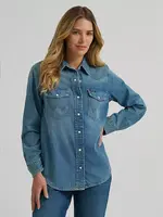 WRANGLER WRANGLER-CHEMISIER EN JEANS-112373723