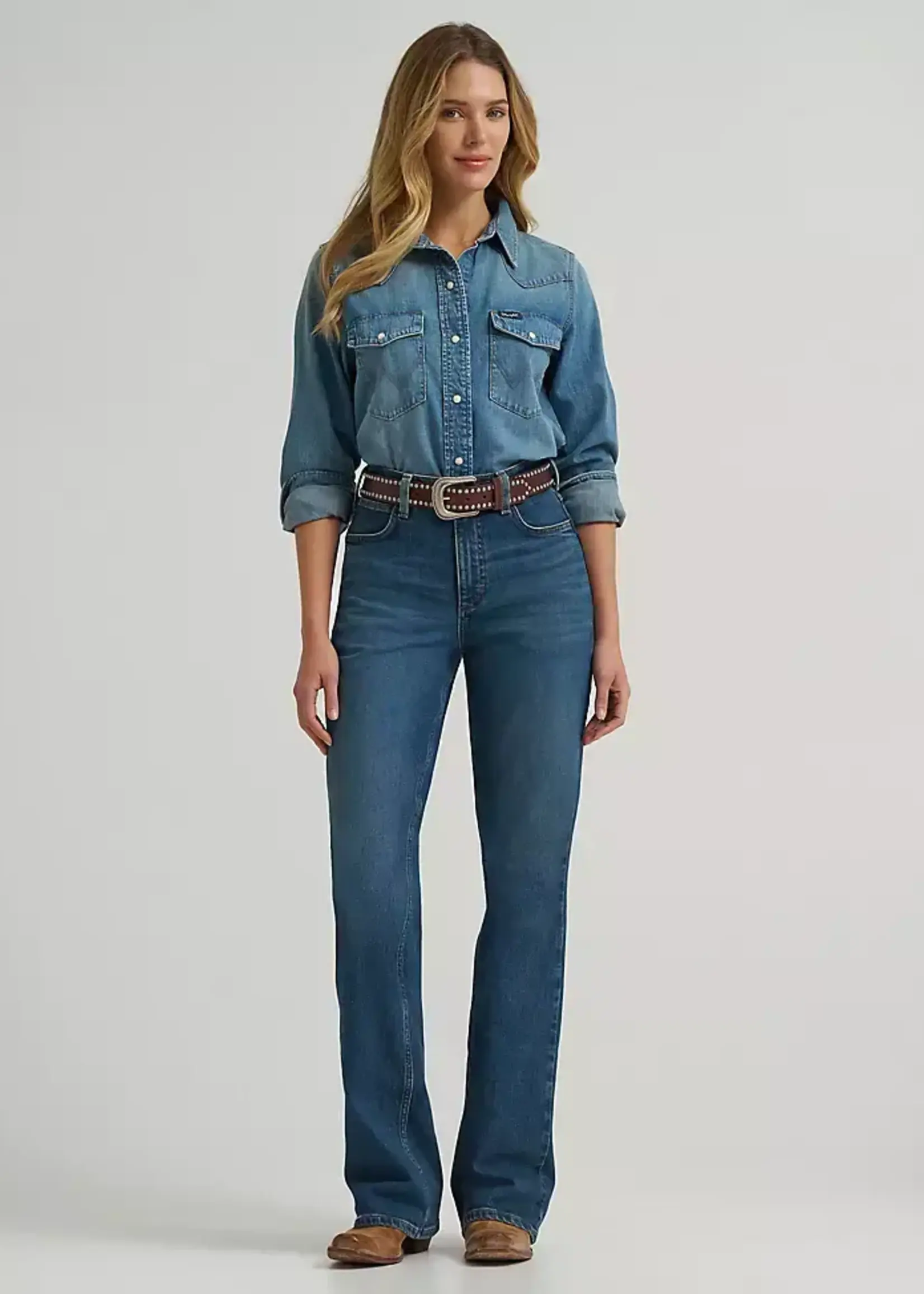 WRANGLER WRANGLER-CHEMISIER EN JEANS-112373723
