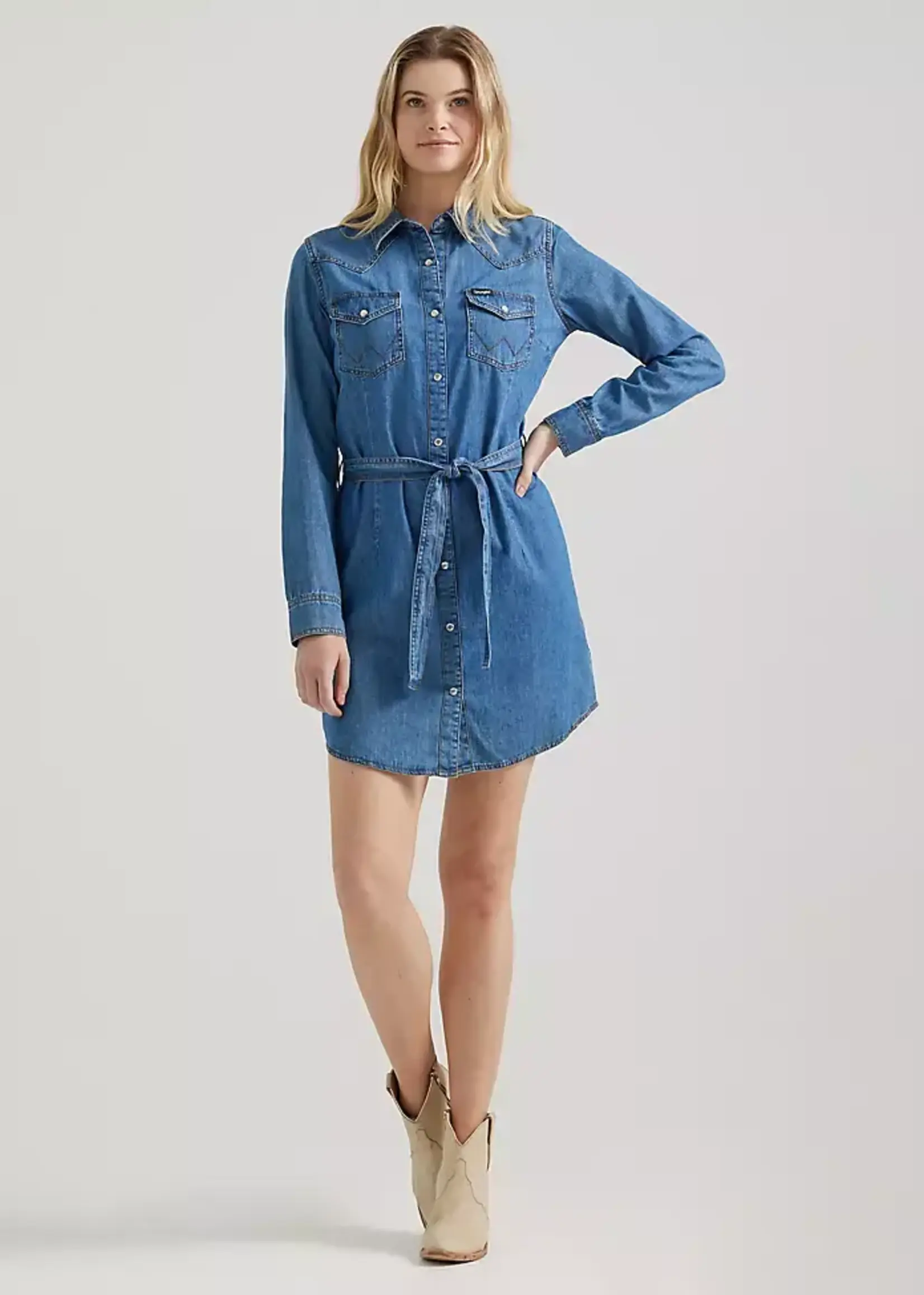 WRANGLER WRANGLER-ROBE EN JEANS-LWD708D