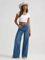 WRANGLER WRANGLER-WIDE LEG HIGH RISE JEANS-112359363