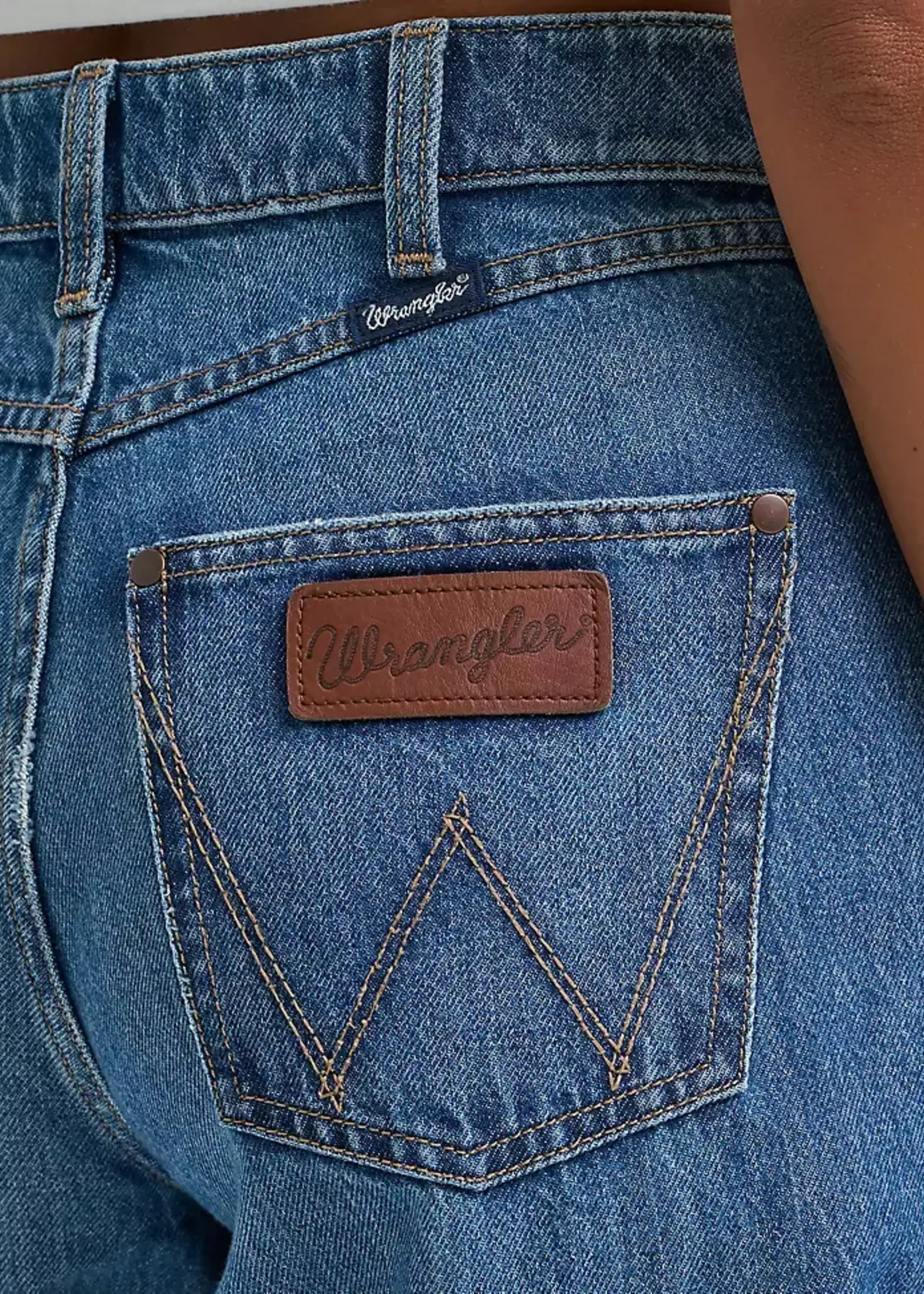 WRANGLER WRANGLER-WIDE LEG HIGH RISE JEANS-112359363