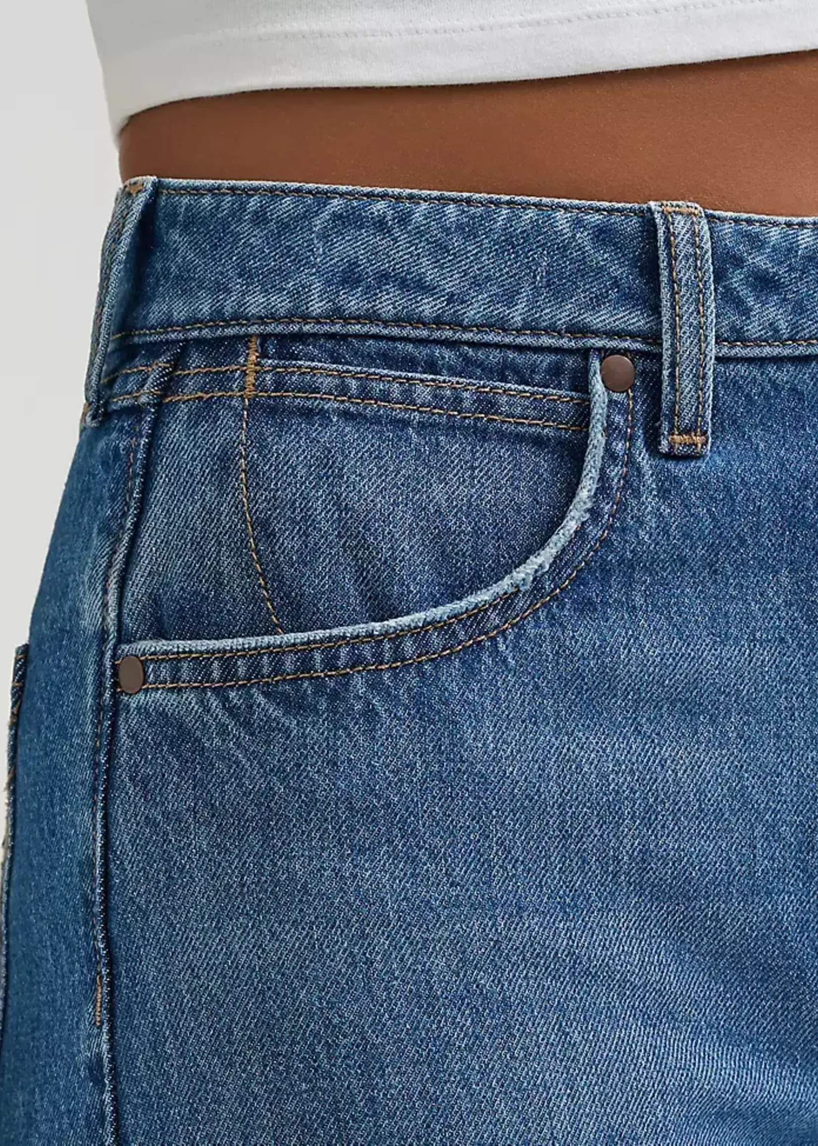 WRANGLER WRANGLER-WIDE LEG HIGH RISE JEANS-112359363