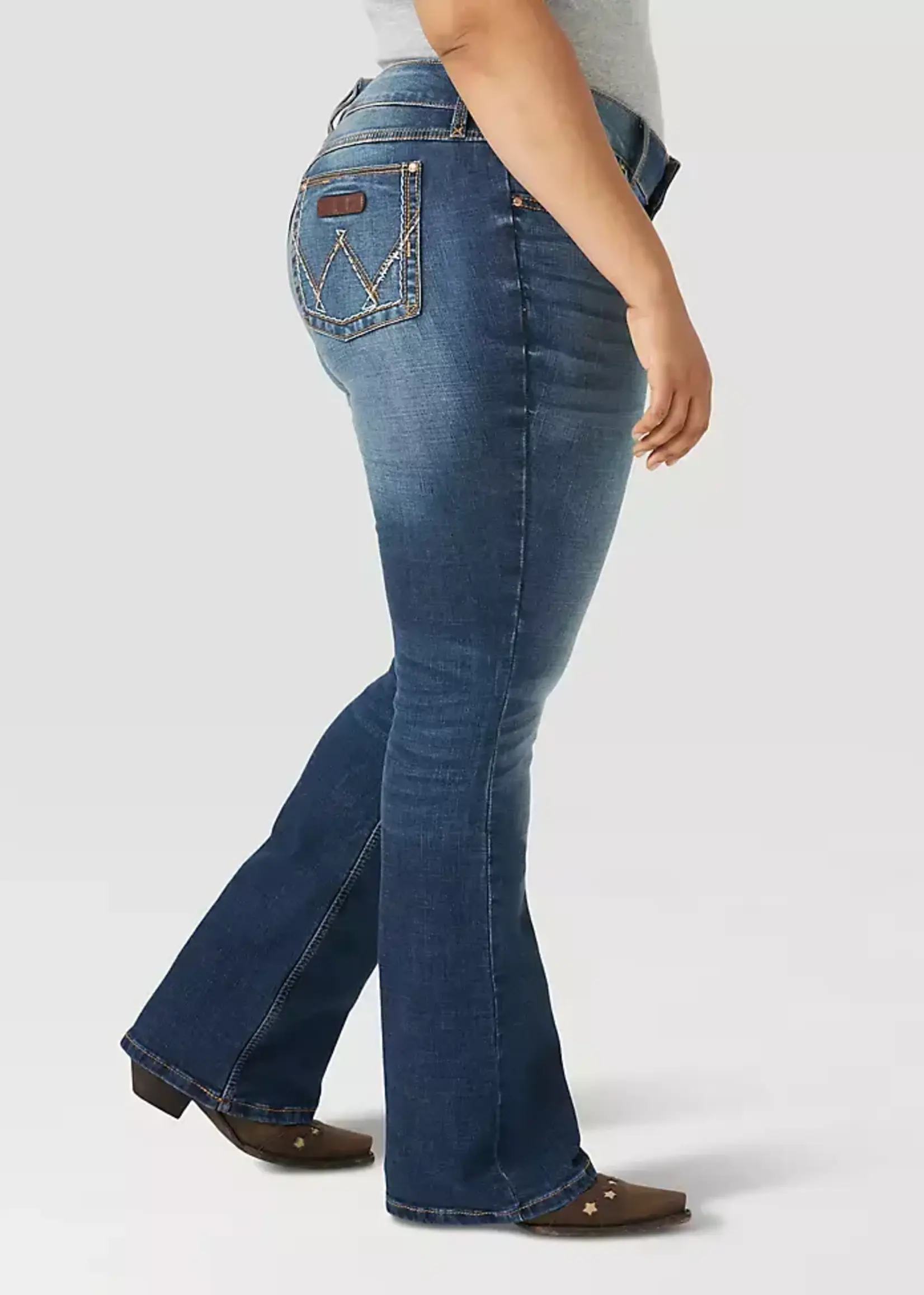 WRANGLER WRANGLER-RETRO MAE MID RISE JEANS-09PWZMS