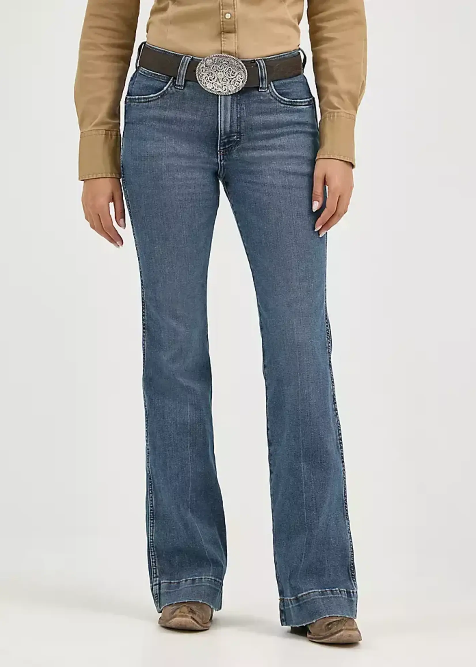 WRANGLER WRANGLER-RETRO PREMIUM HIGH RISE JEANS-11MPESY
