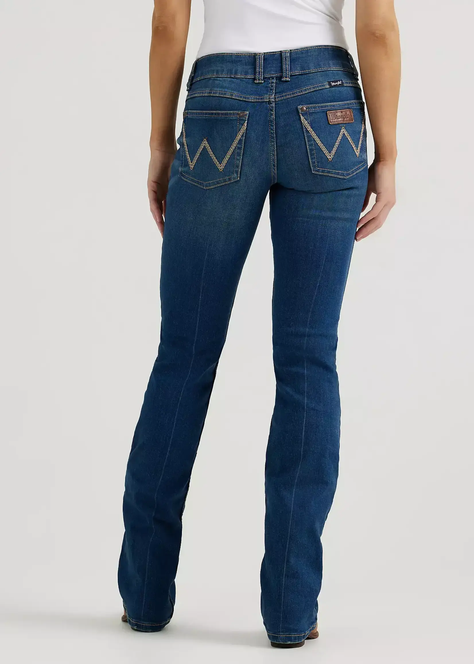 WRANGLER WRANGLER-MAE BOOTCUT MID RISE JEANS-09MWZPV
