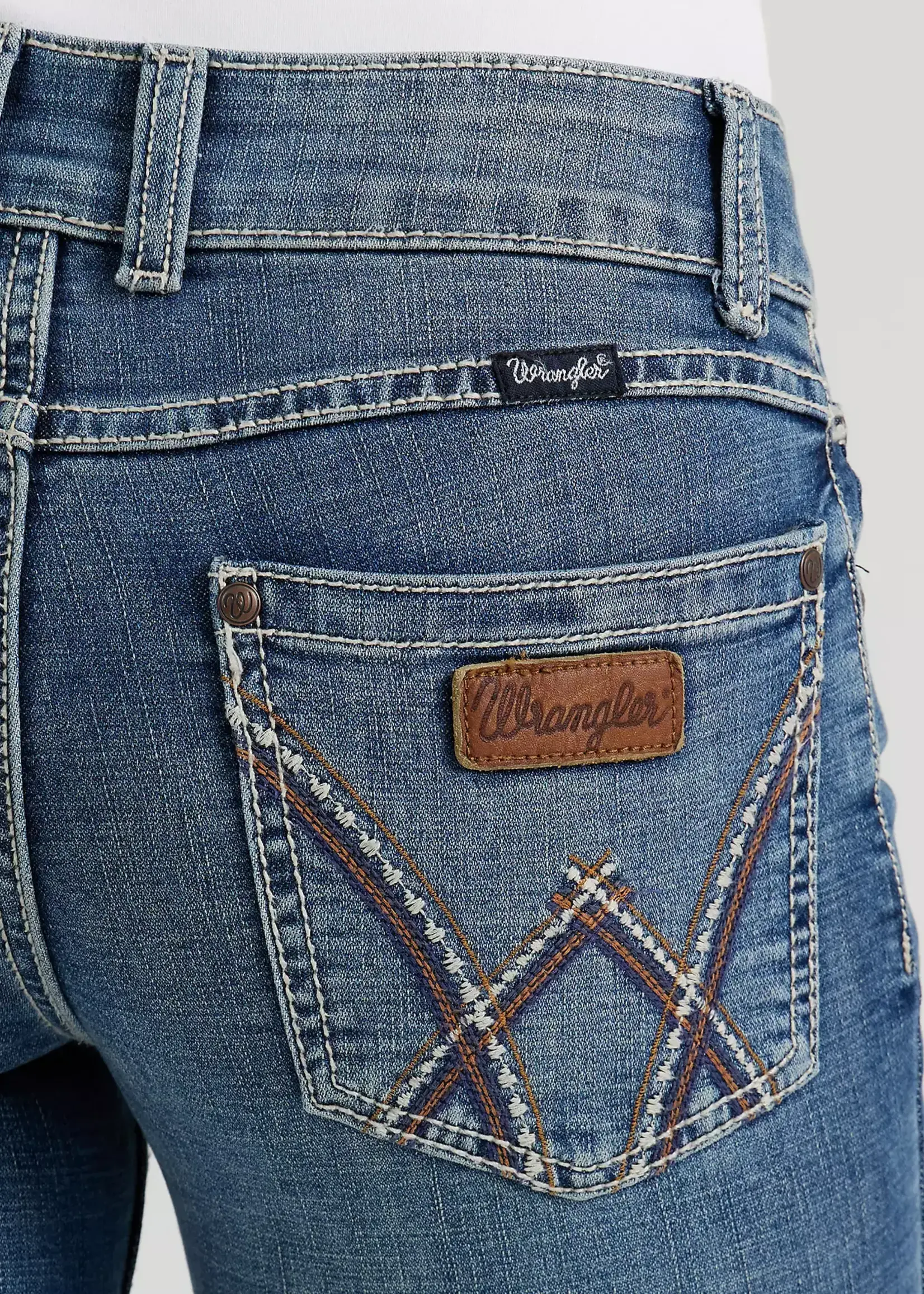 WRANGLER WRANGLER-RETRO MAE MID RISE BOOTCUT JEANS-09MWZDW