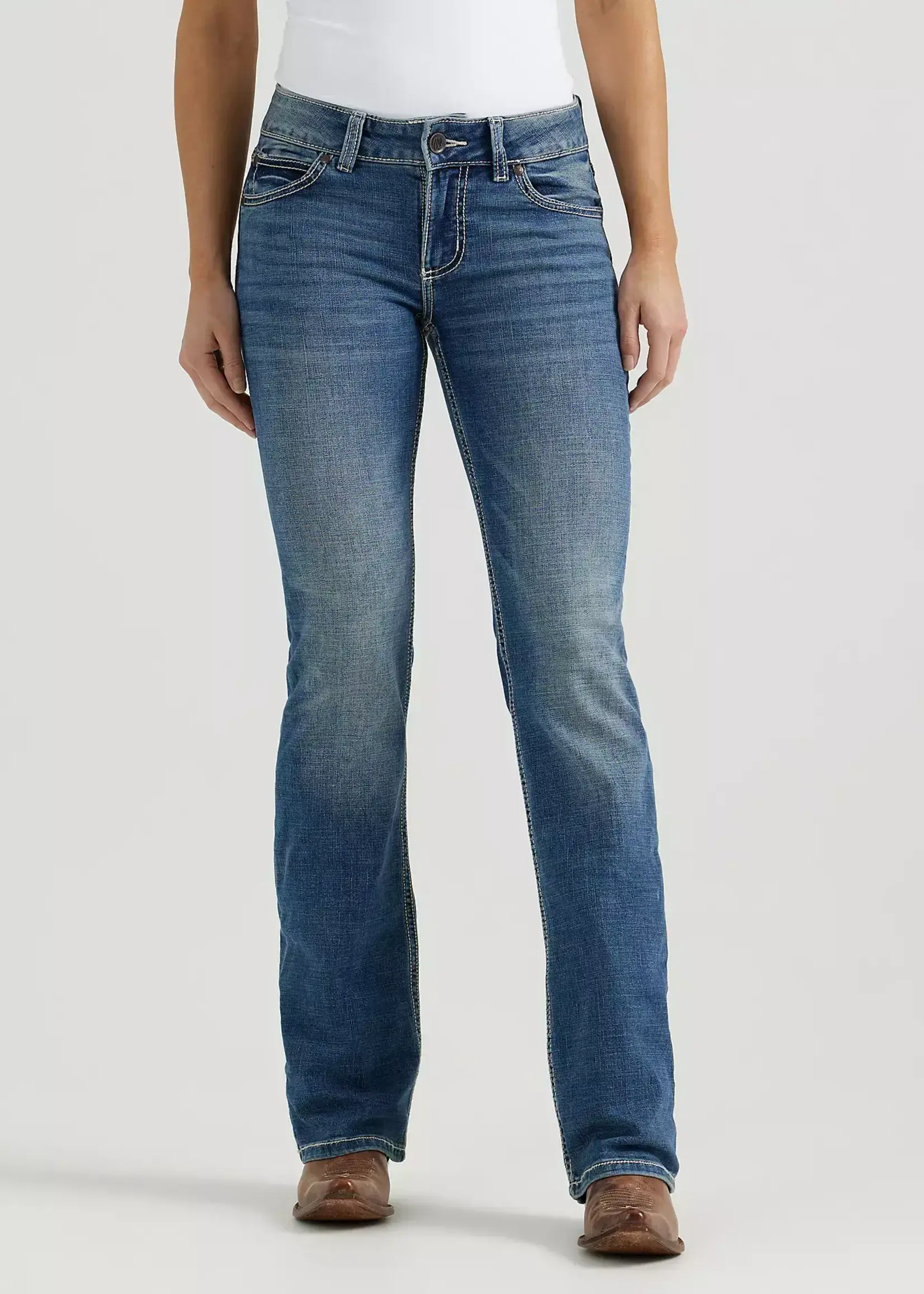 WRANGLER WRANGLER-RETRO MAE MID RISE BOOTCUT JEANS-09MWZDW