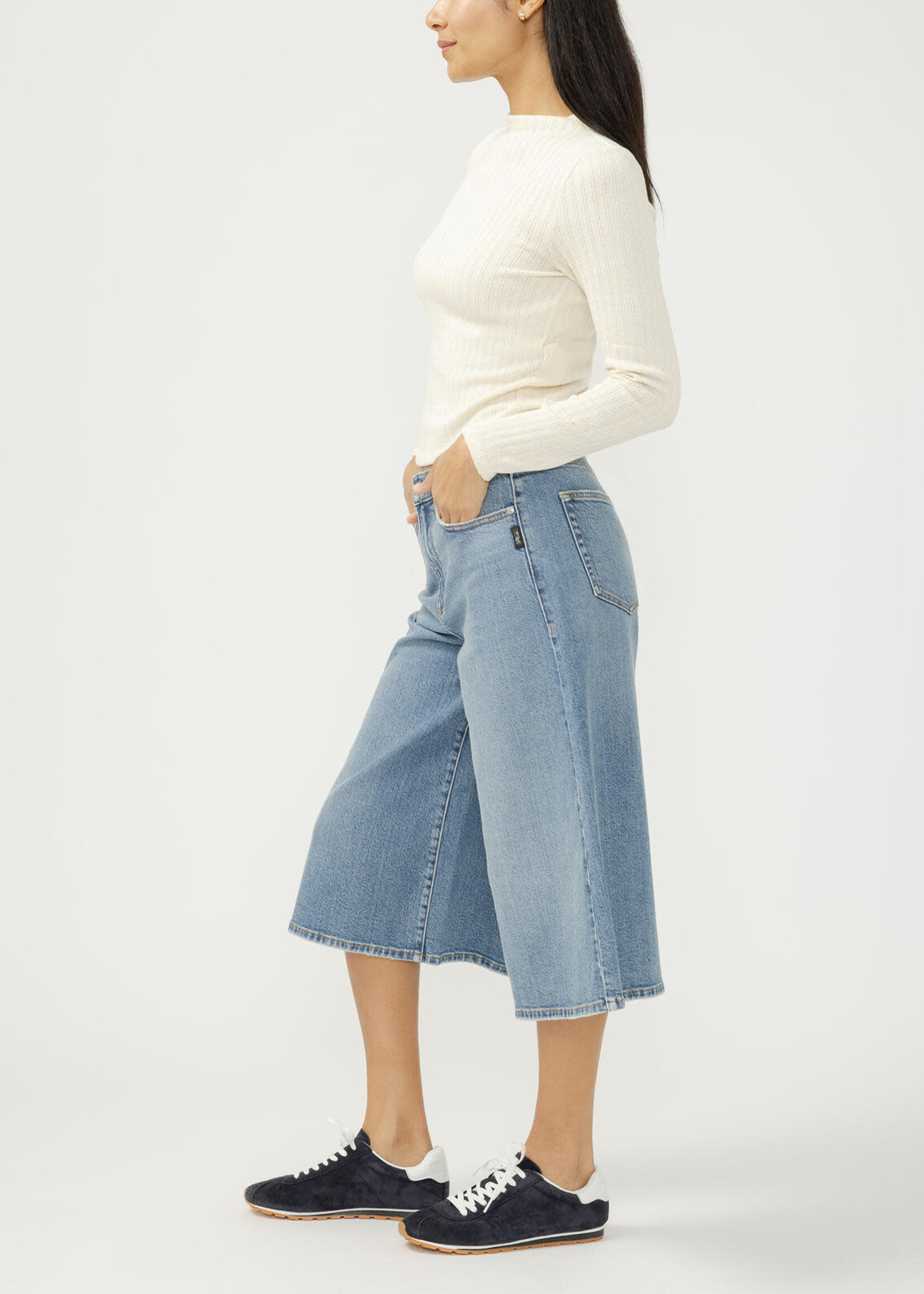 SILVER JEANS SILVER JEANS-HIGH RISE & WIDE LEG JEANS-L44610HDR278