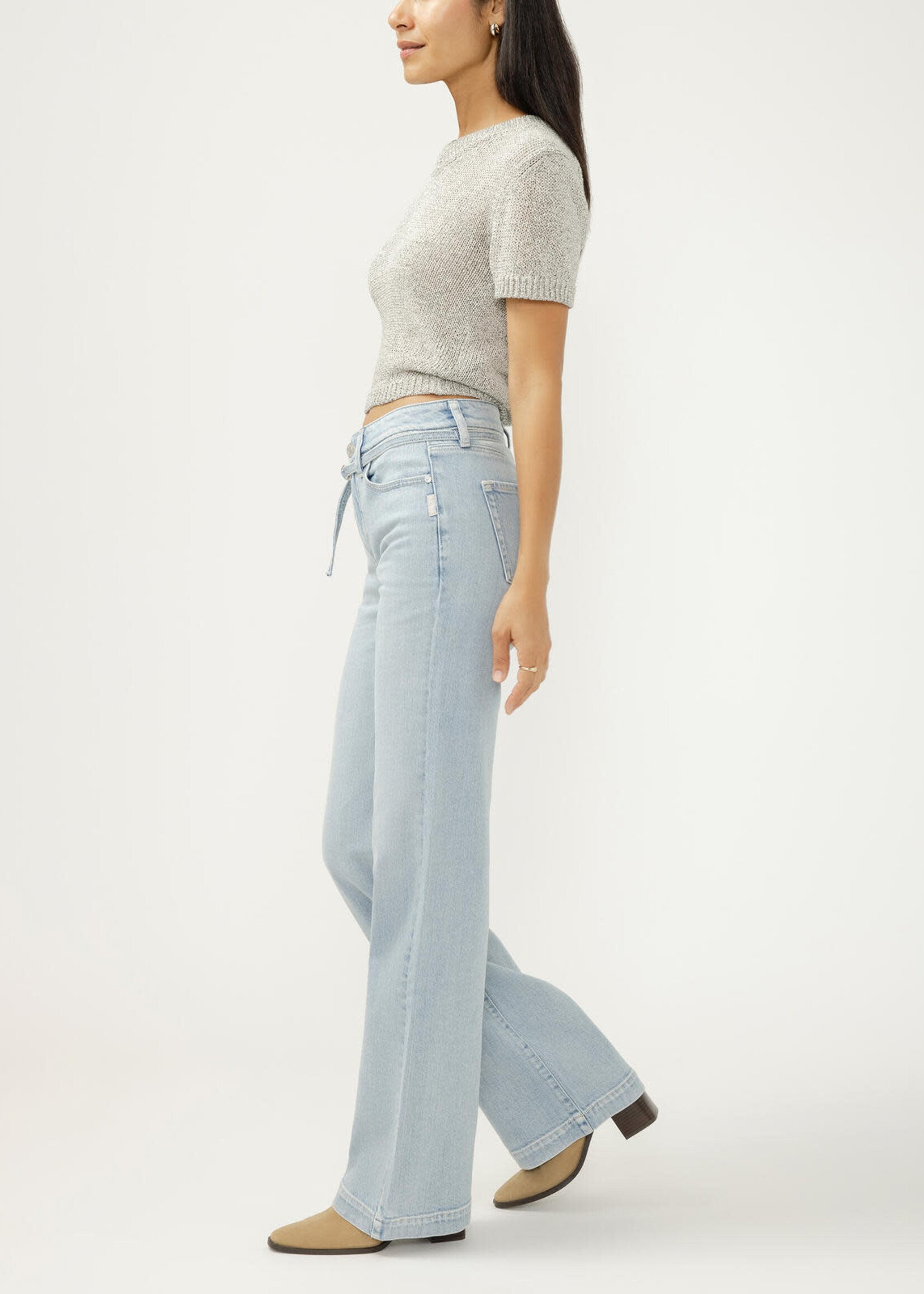 SILVER JEANS SILVER JEANS-AVERY HIGH RISE TROUSER JEANS-L94538ADM198