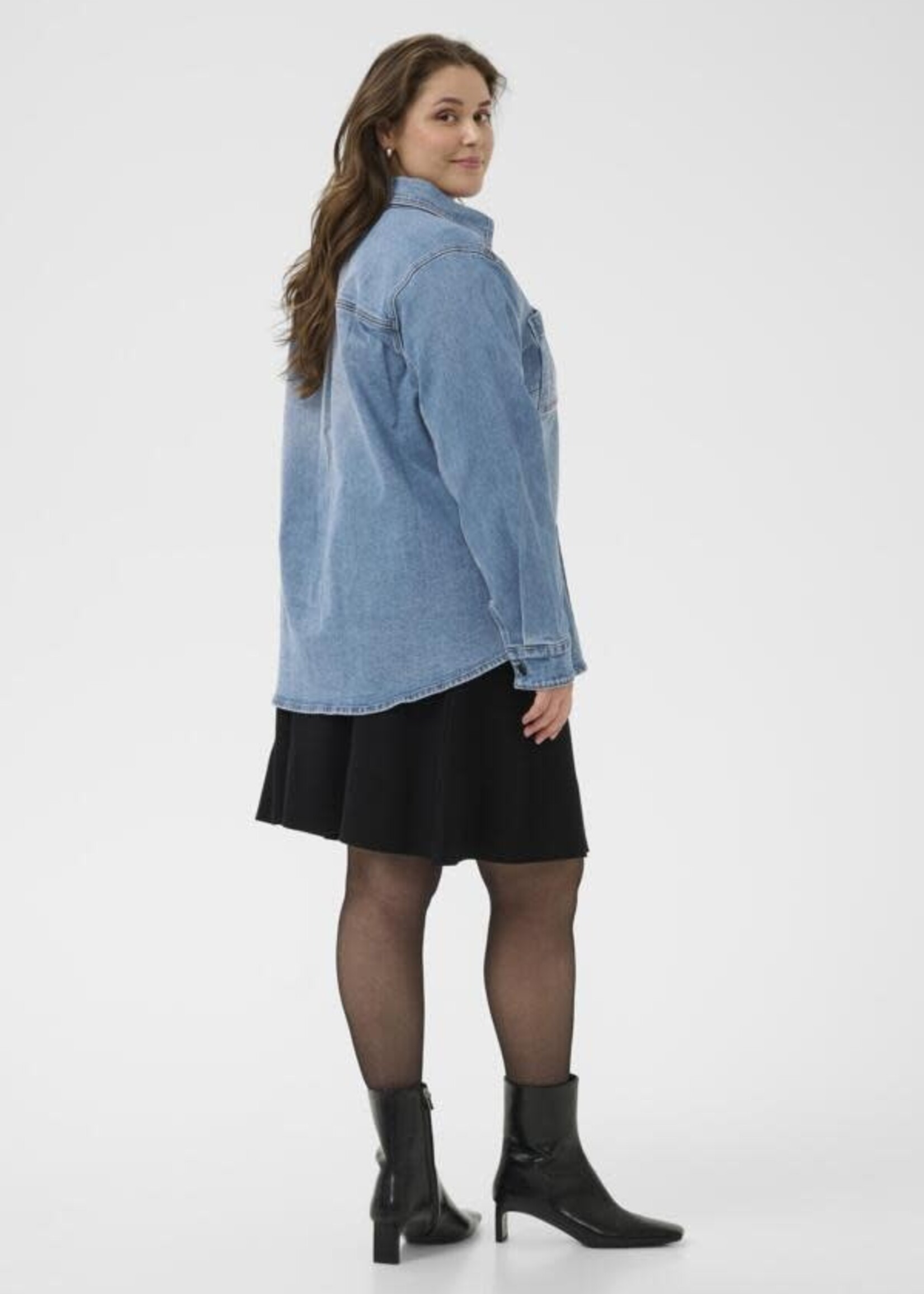 KAFFE CURVE KAFFE CURVE-JACKET DENIM-10583928