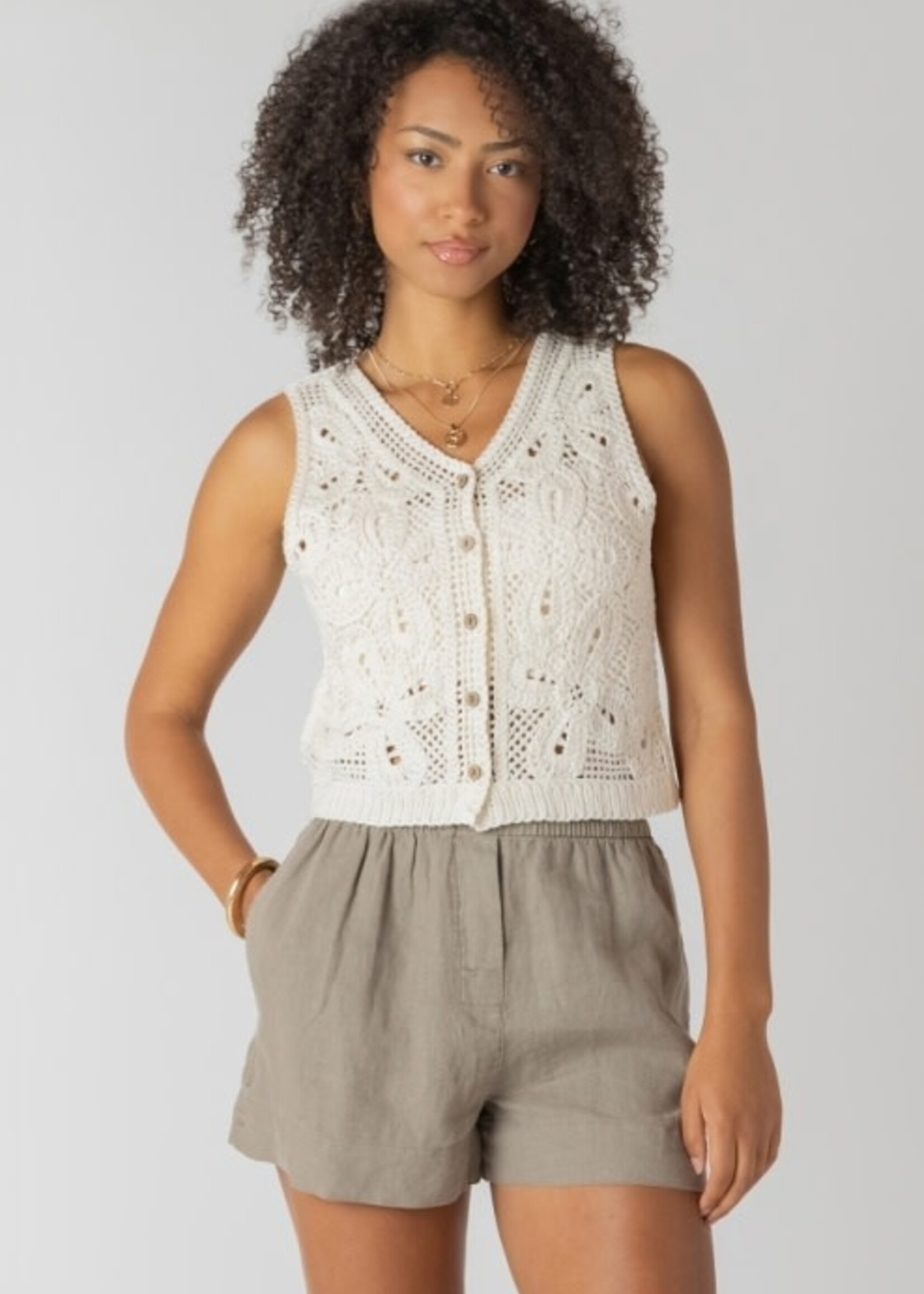 ROOM 34 DEX-VESTE EN CROCHET-2727027DG