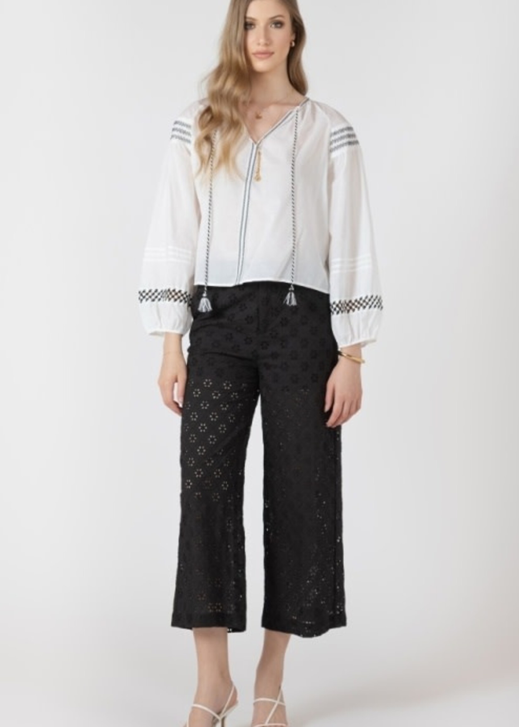 BLACK TAPE BLACK TAPE-PANTALON 7/8 ÉVASÉ-2722734T