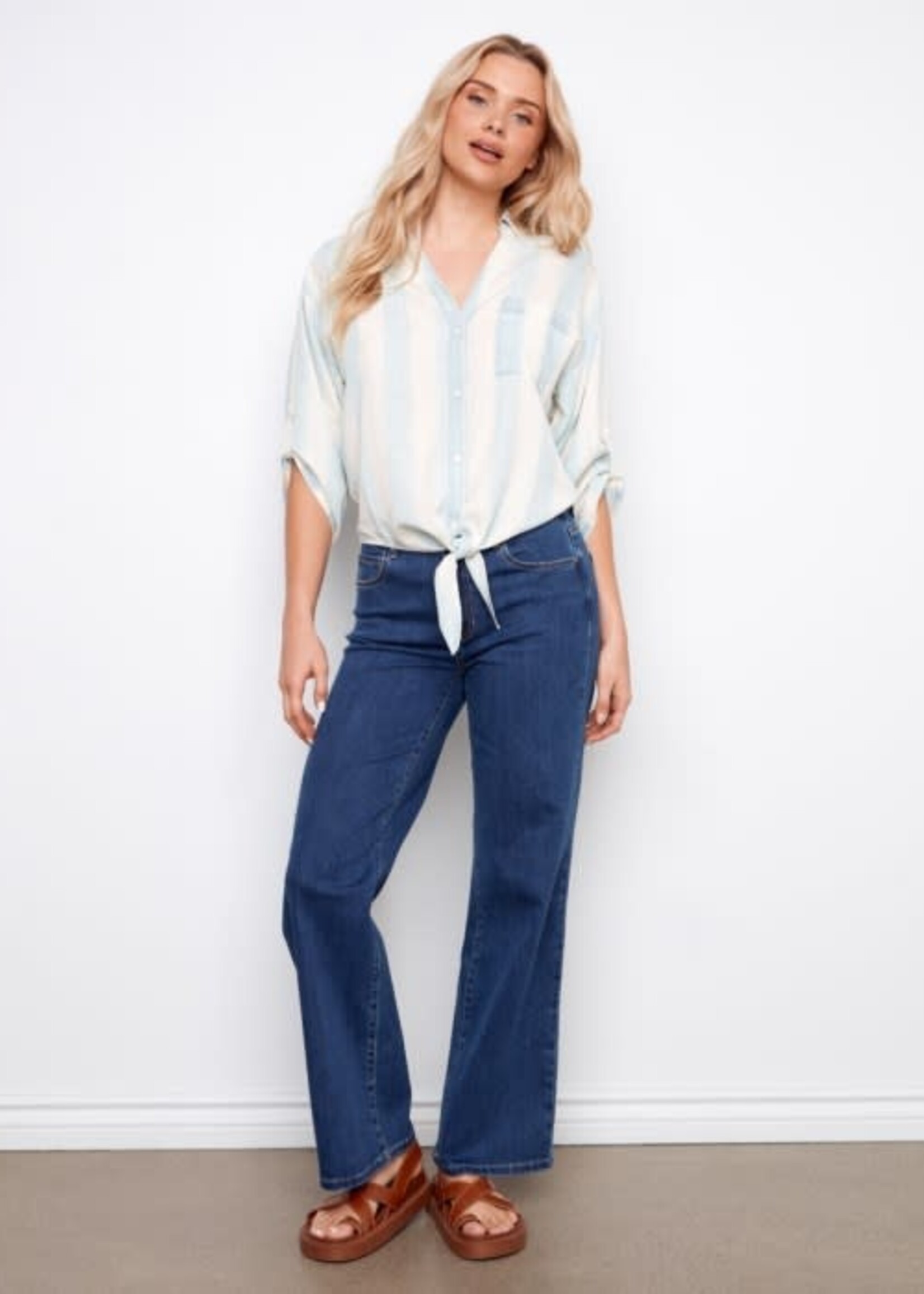 CHARLIE B CHARLIE B-BLOUSE AVEC NOEUD-C4593