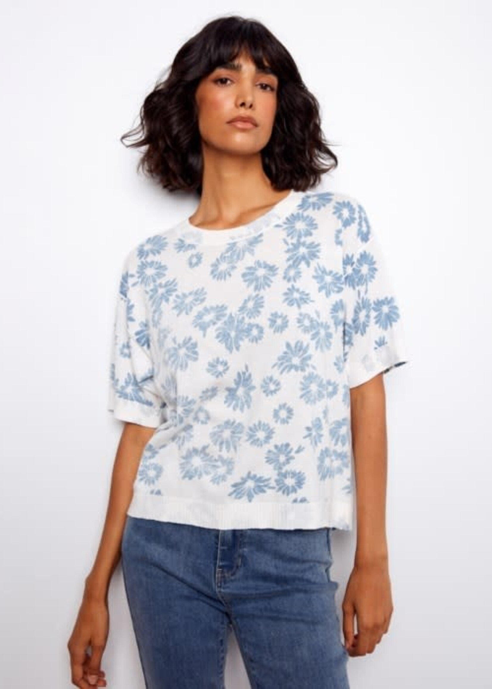 CHARLIE B CHARLIE B-T-SHIRT RÉVERSIBLE-C2947