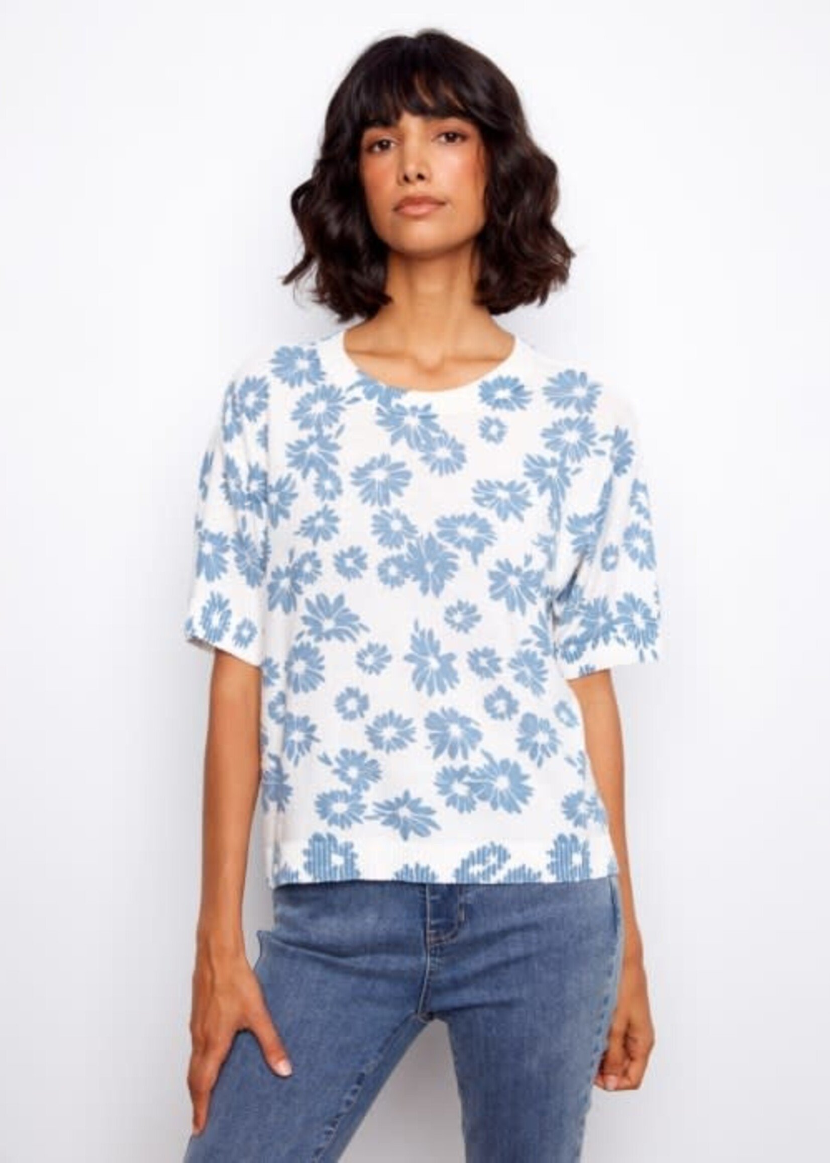 CHARLIE B CHARLIE B-T-SHIRT RÉVERSIBLE-C2947