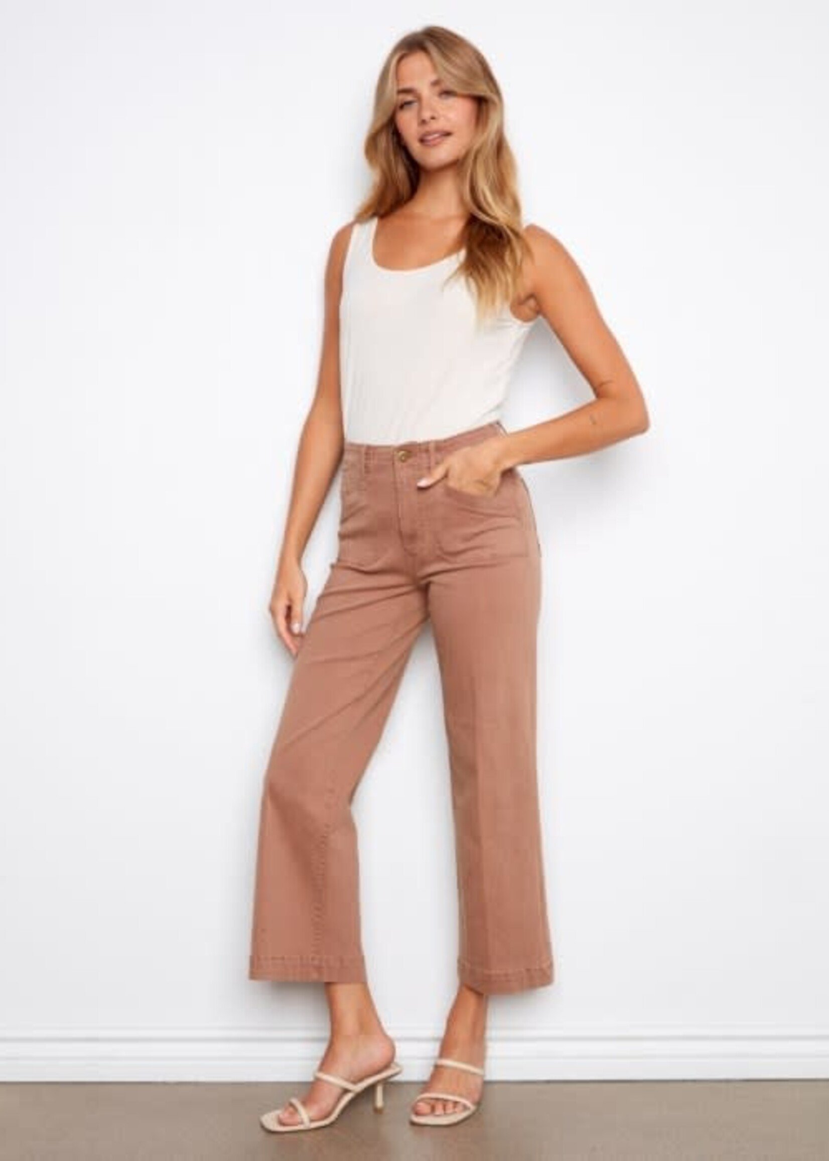 CHARLIE B CHARLIE B-JEANS 7/8 JAMBE LARGE-C5660