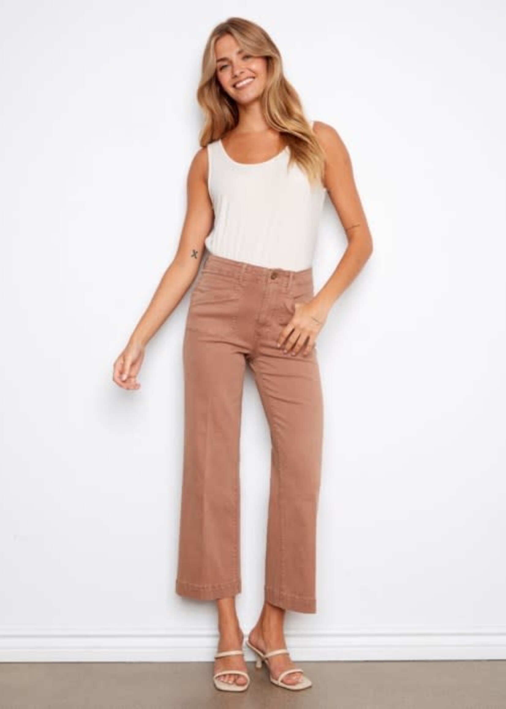 CHARLIE B CHARLIE B-JEANS 7/8 JAMBE LARGE-C5660