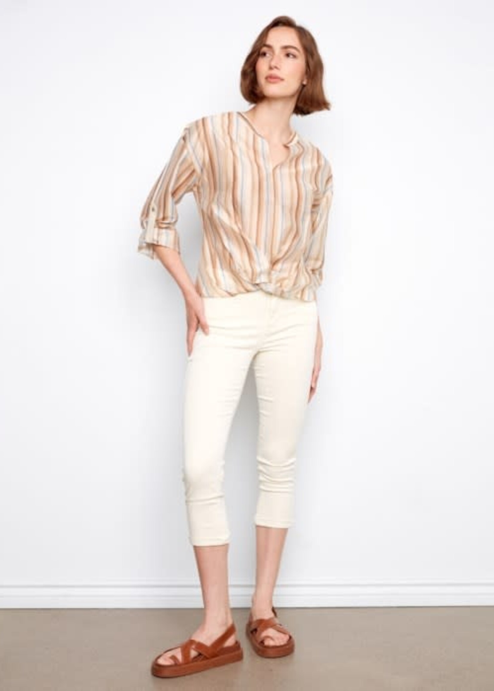 CHARLIE B CHARLIE B-BLOUSE AVEC NOEUD-C4495