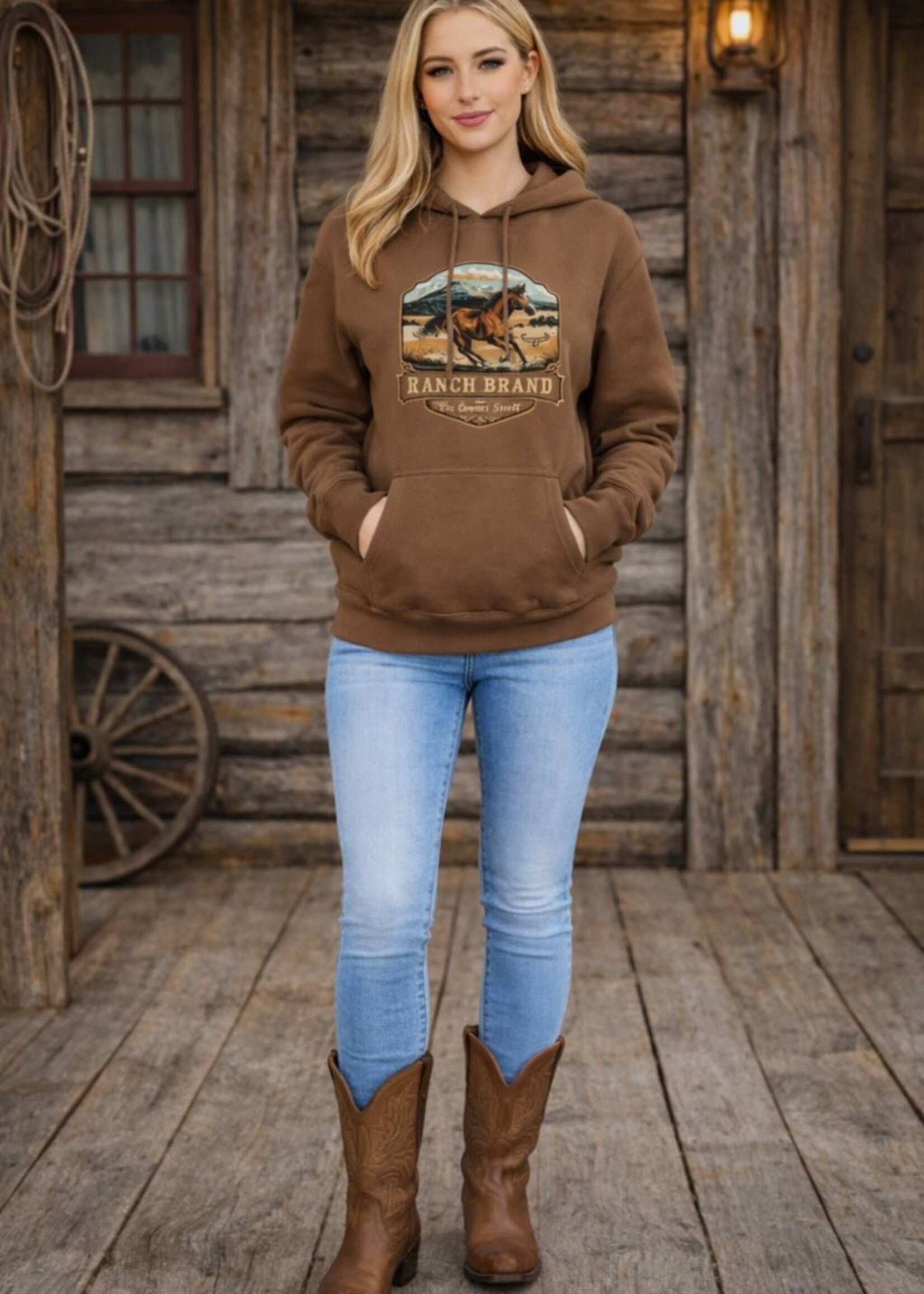 RANCH BRAND RANCH BRAND-HOODIE-25F12