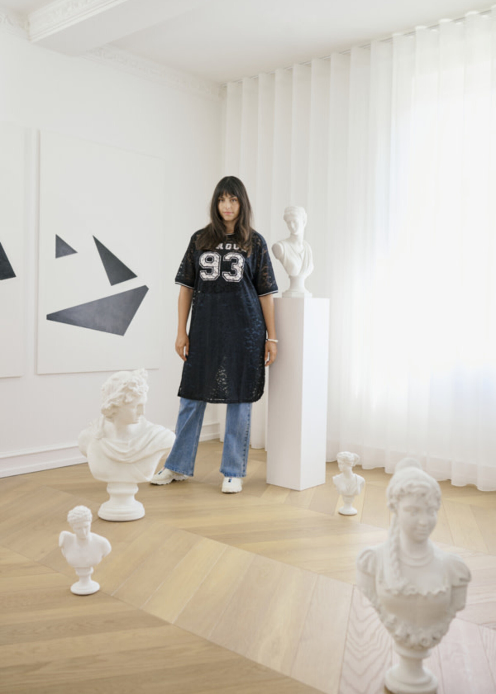 KAFFE CURVE KAFFE CURVE-ROBE EN DENTELLE-10584060