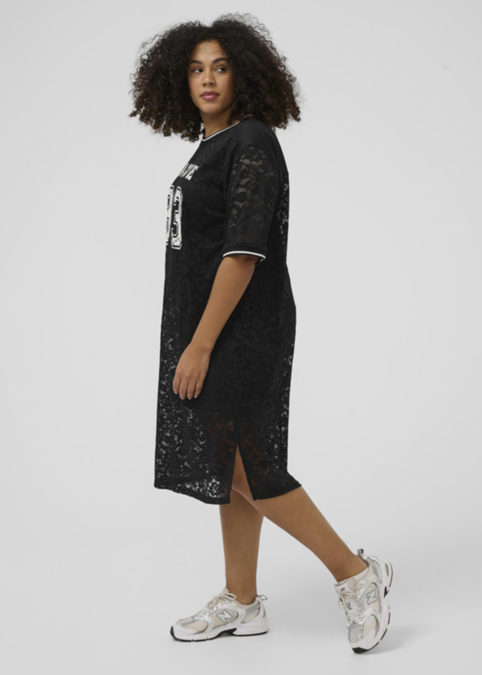 KAFFE CURVE KAFFE CURVE-ROBE EN DENTELLE-10584060