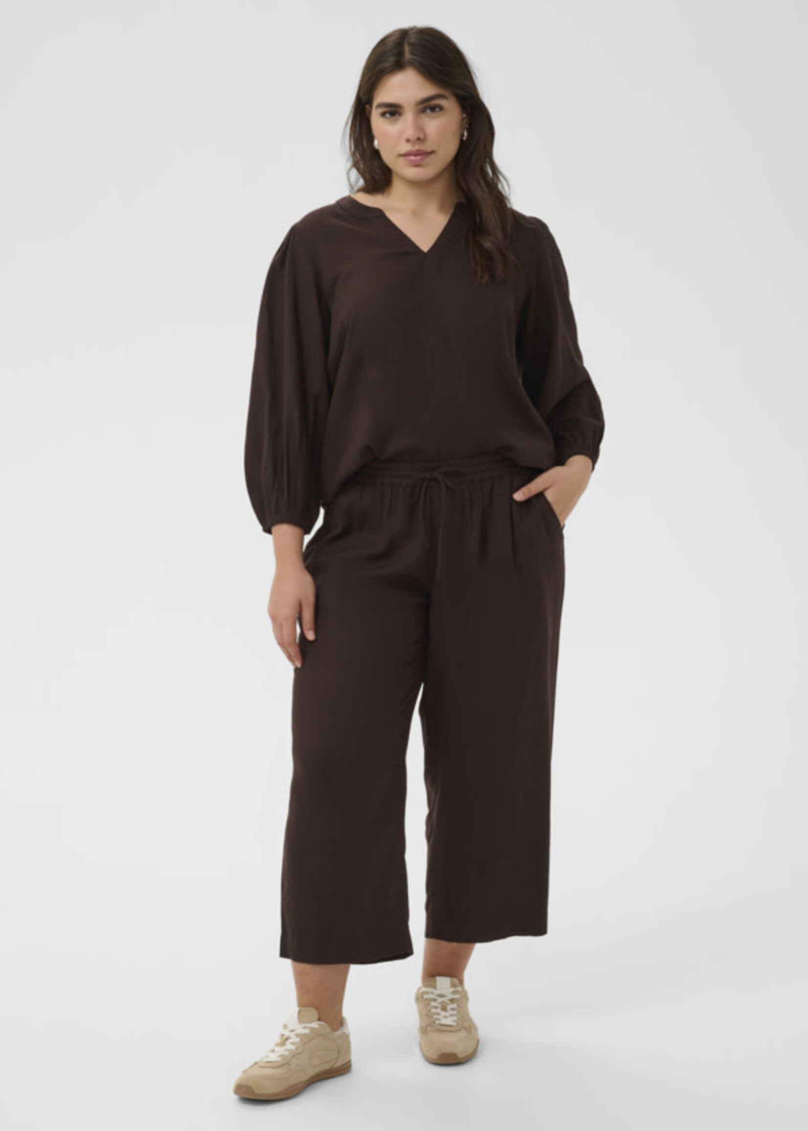 KAFFE CURVE KAFFE CURVE-PANTALON 7/8-10583098