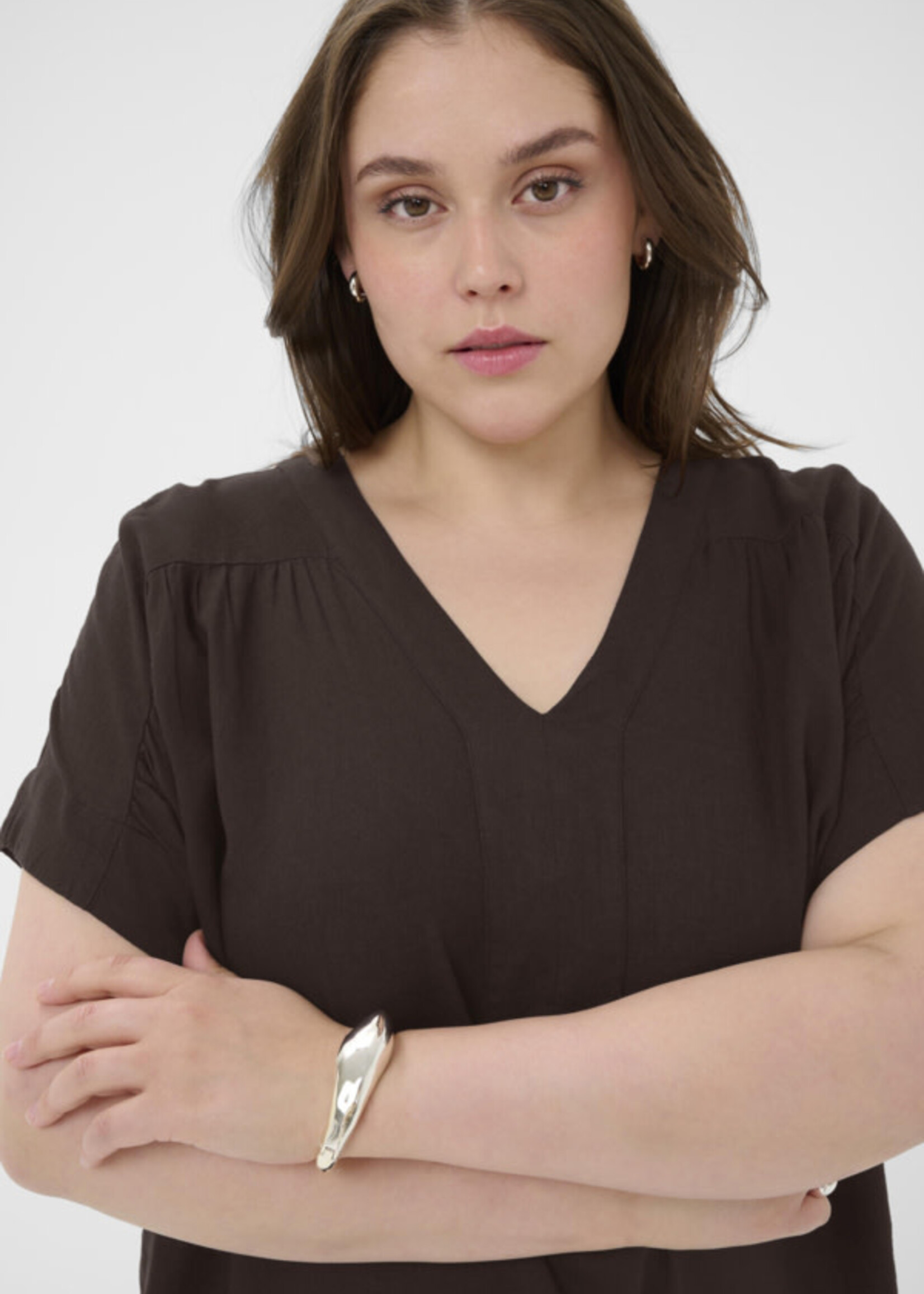 KAFFE CURVE KAFFE CURVE-BLOUSE-10583097