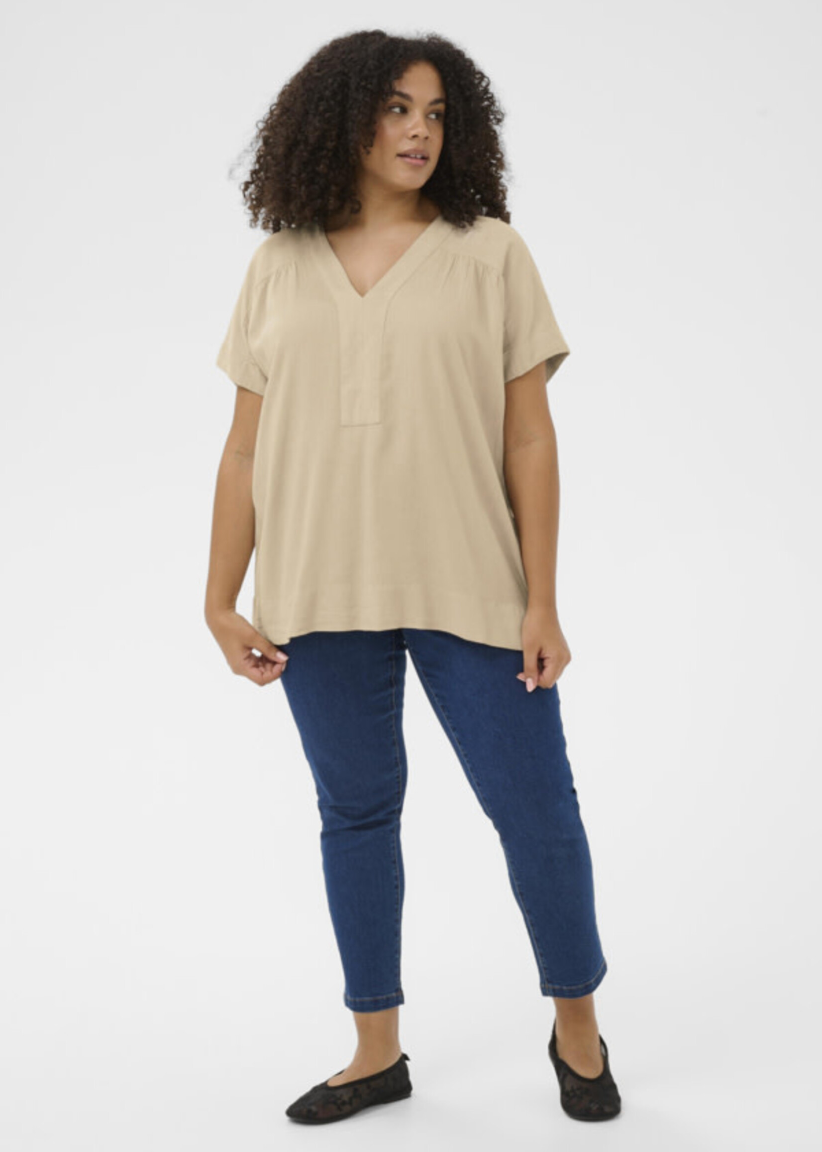 KAFFE CURVE KAFFE CURVE-BLOUSE-10583097