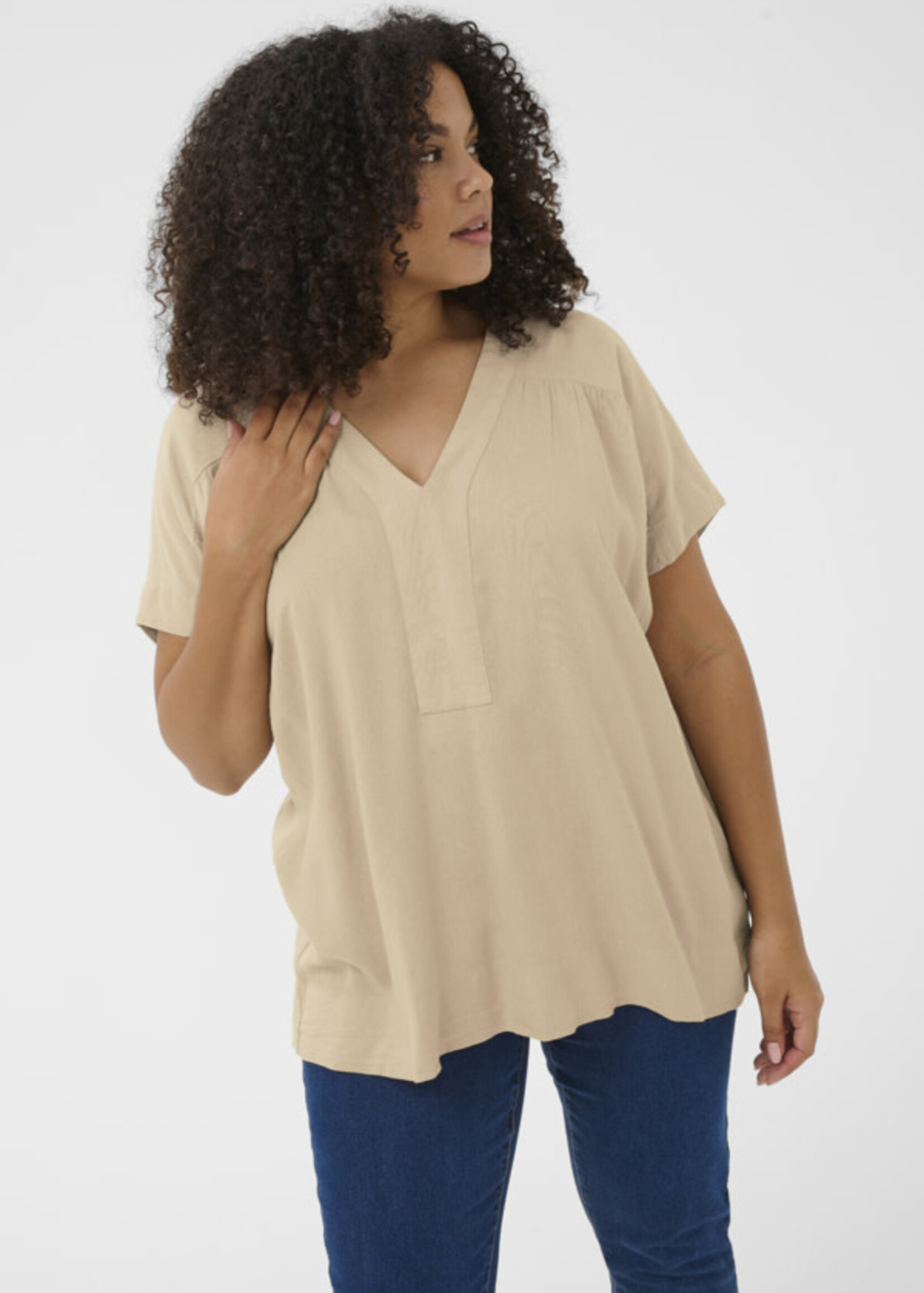 KAFFE CURVE KAFFE CURVE-BLOUSE-10583097