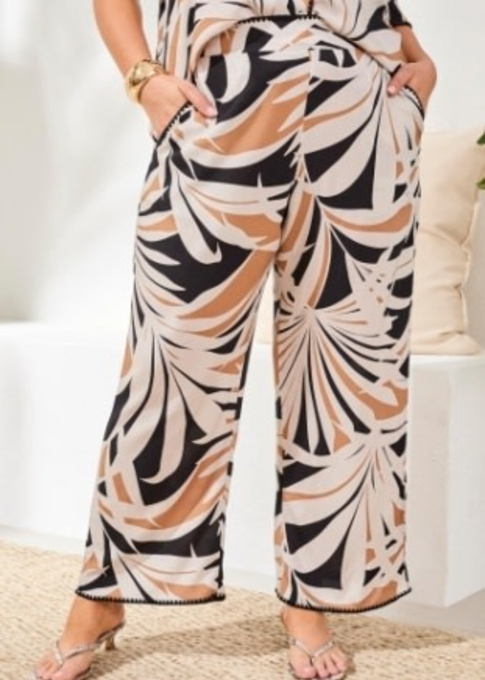 TRIBAL FASHION TRIBAL-PANTALON JAMBE LARGE-3097V-3880-0025