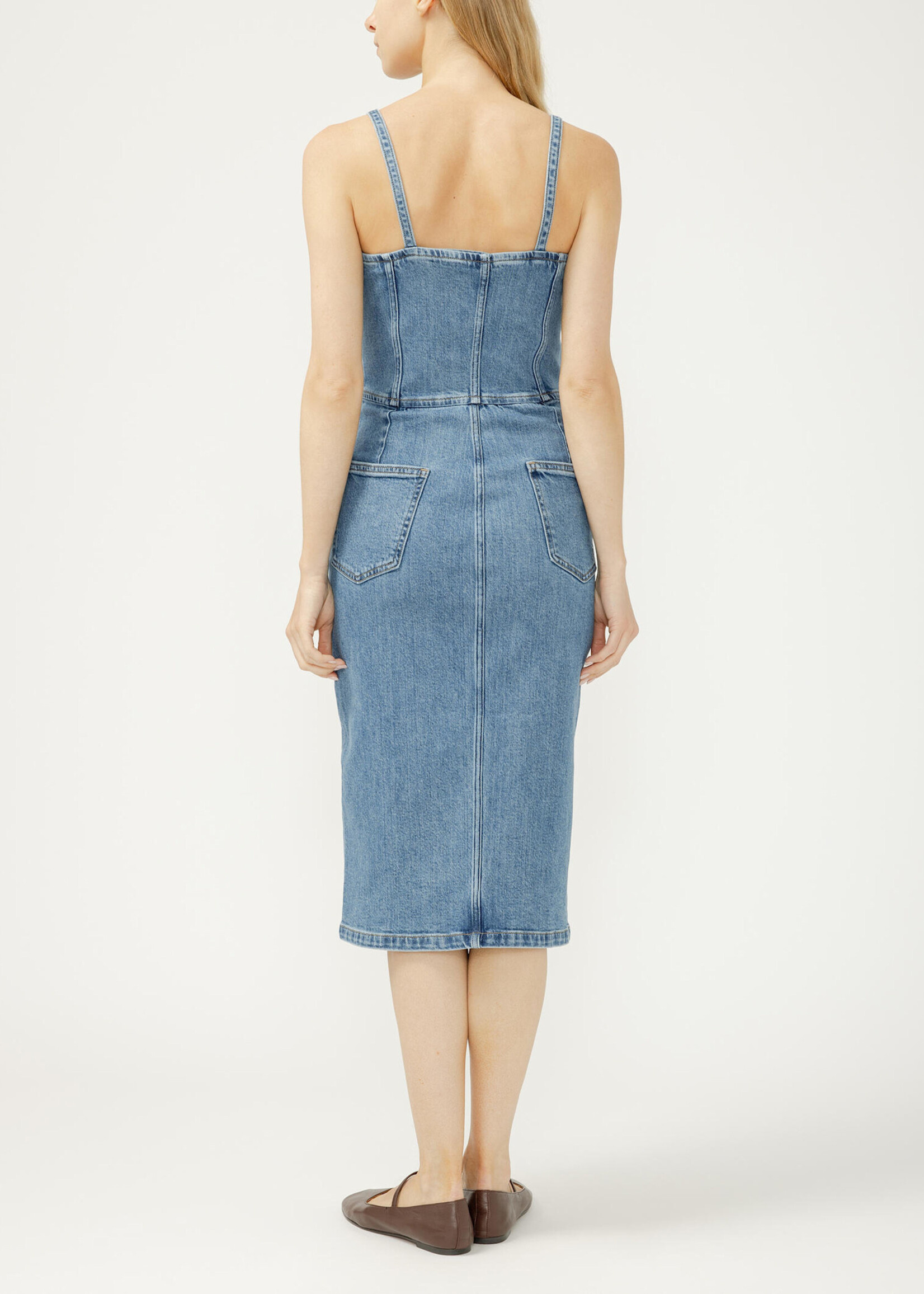 SILVER JEANS SILVER JEANS-ROBE MIDI EN JEANS-L30605HDR285