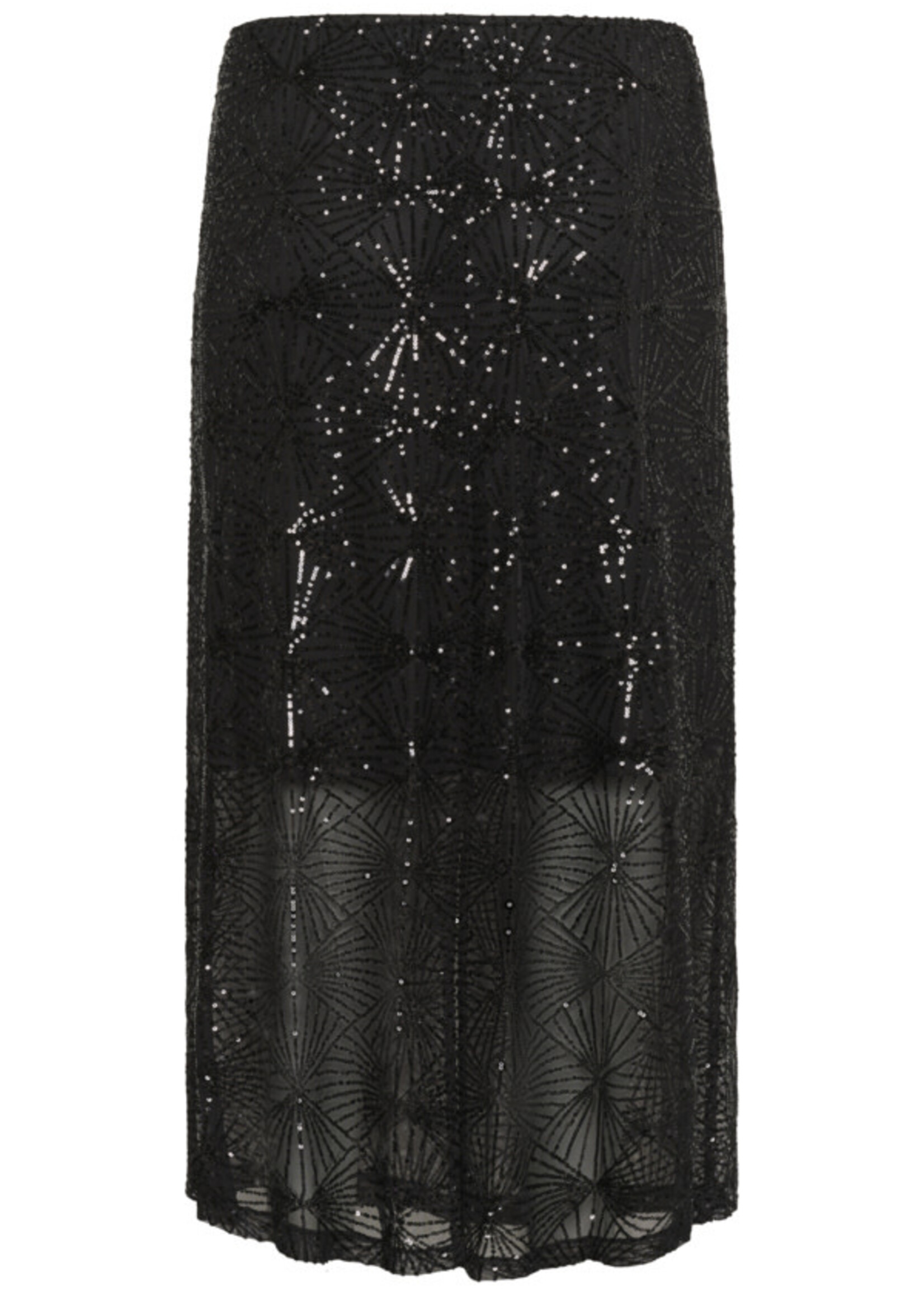 KAFFE CURVE KAFFE CURVE-JUPE LONGUE BRILLANTE-10583845