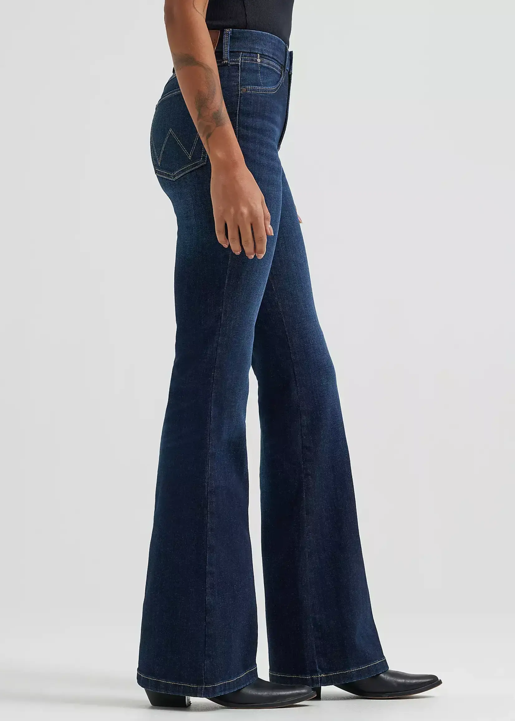 WRANGLER WRANGLER-BESPOKE FLARE JEANS HIGH RISE-