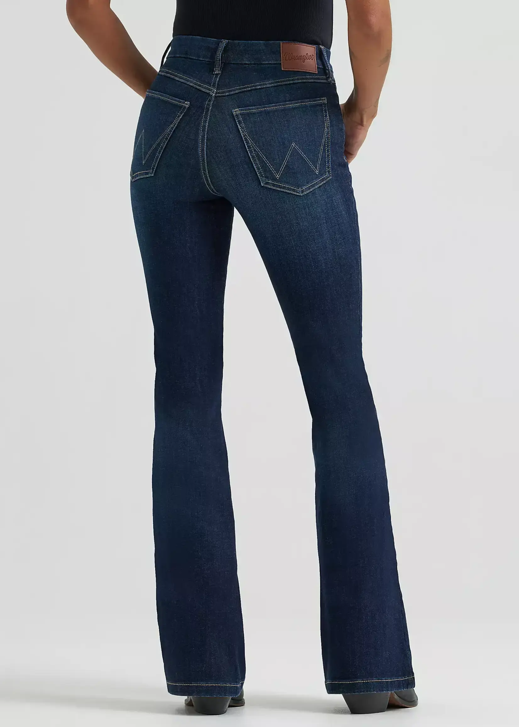 WRANGLER WRANGLER-BESPOKE FLARE JEANS HIGH RISE-