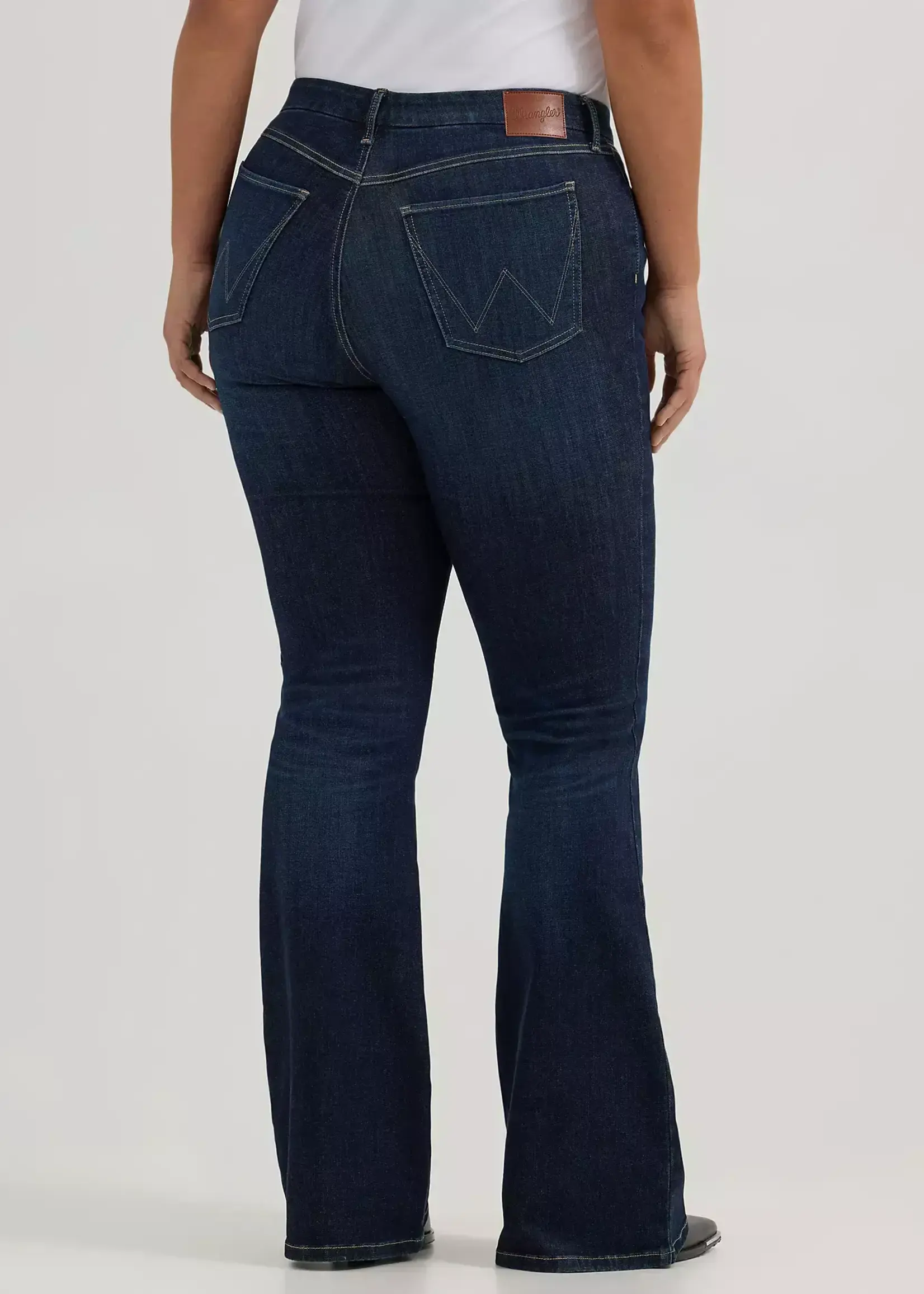 WRANGLER WRANGLER-BESPOKE FLARE JEANS HIGH RISE-