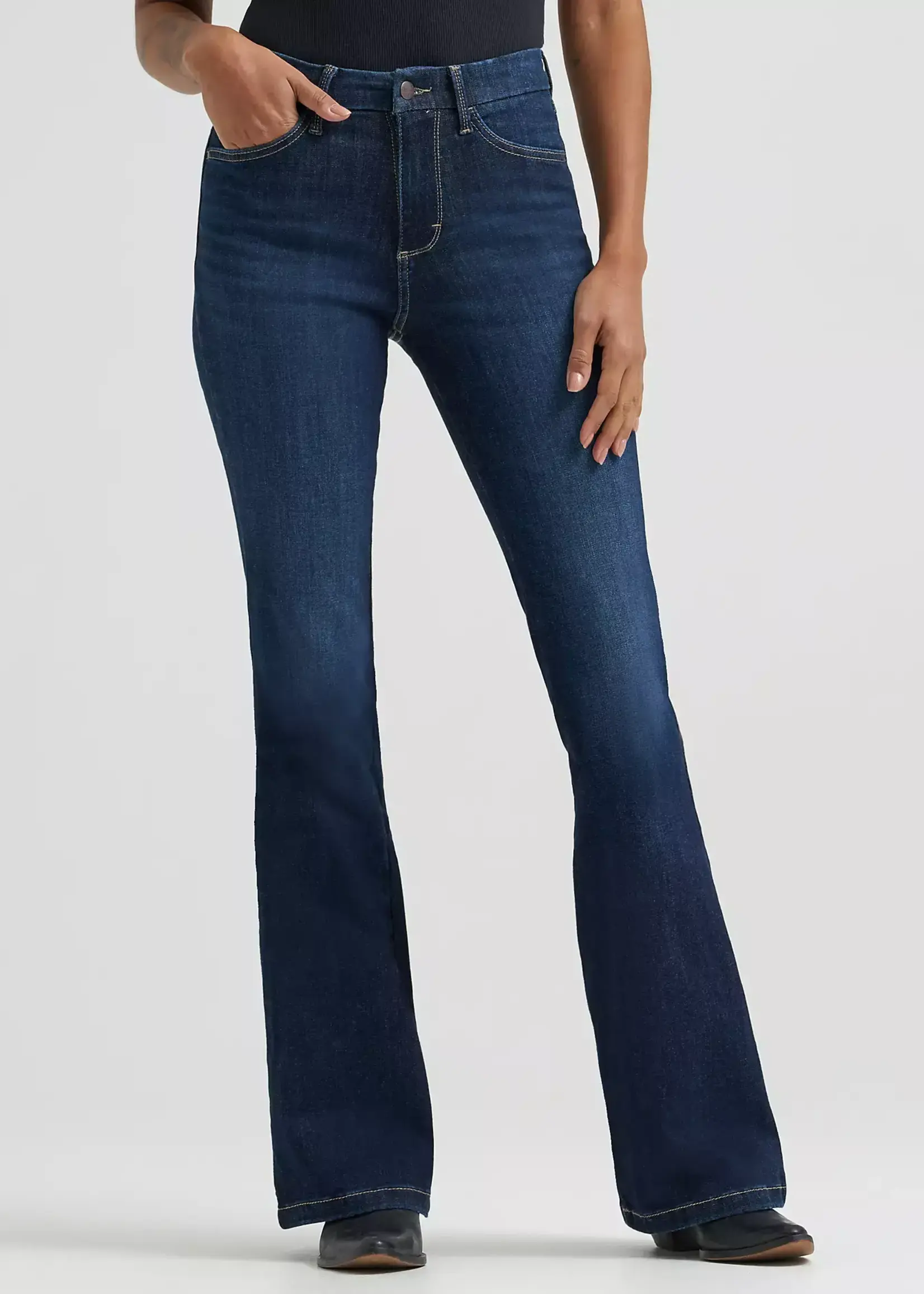 WRANGLER WRANGLER-BESPOKE FLARE JEANS HIGH RISE-