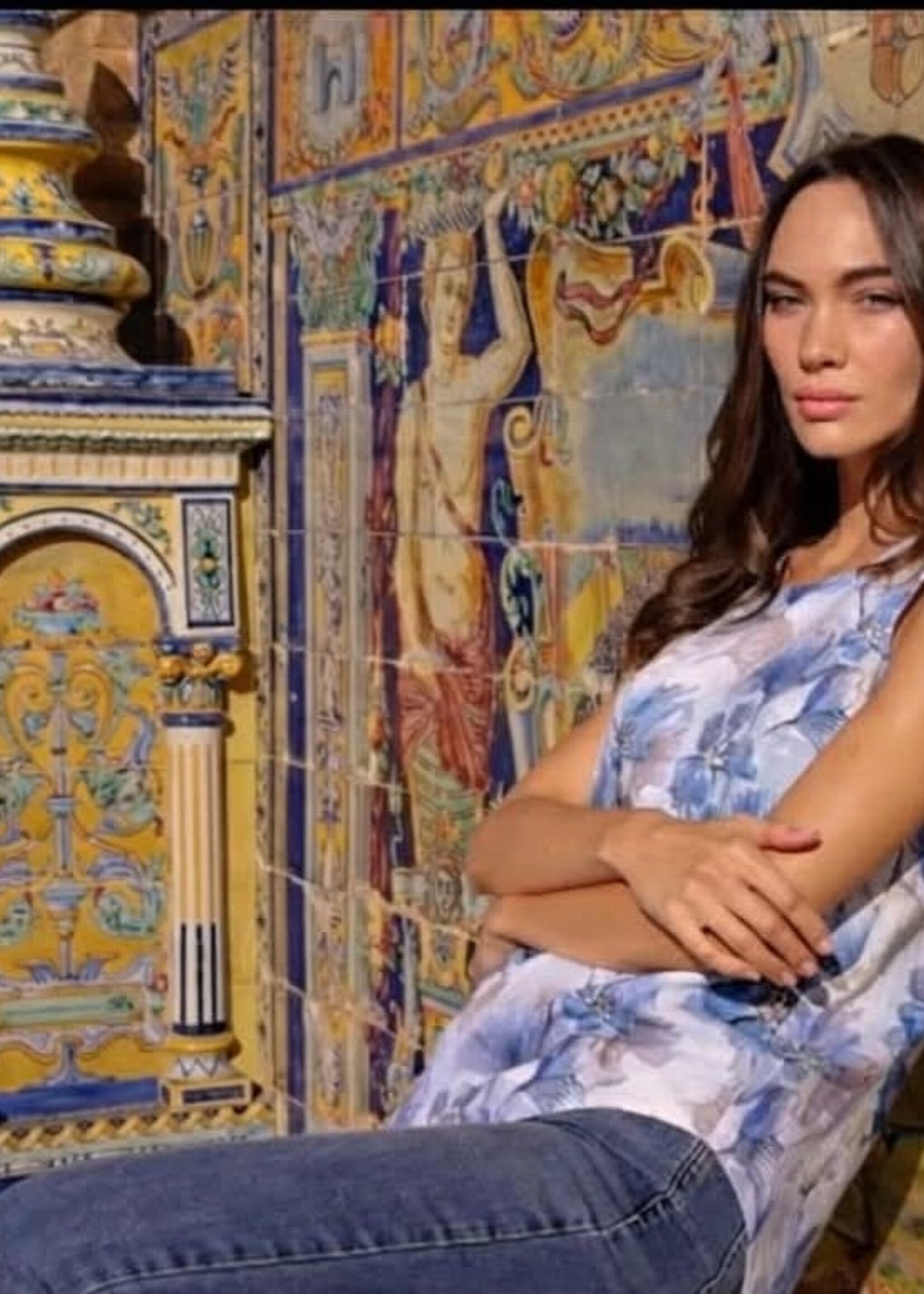 CHARLIE B CHARLIE B-BLOUSE SANS MANCHES-C4588R