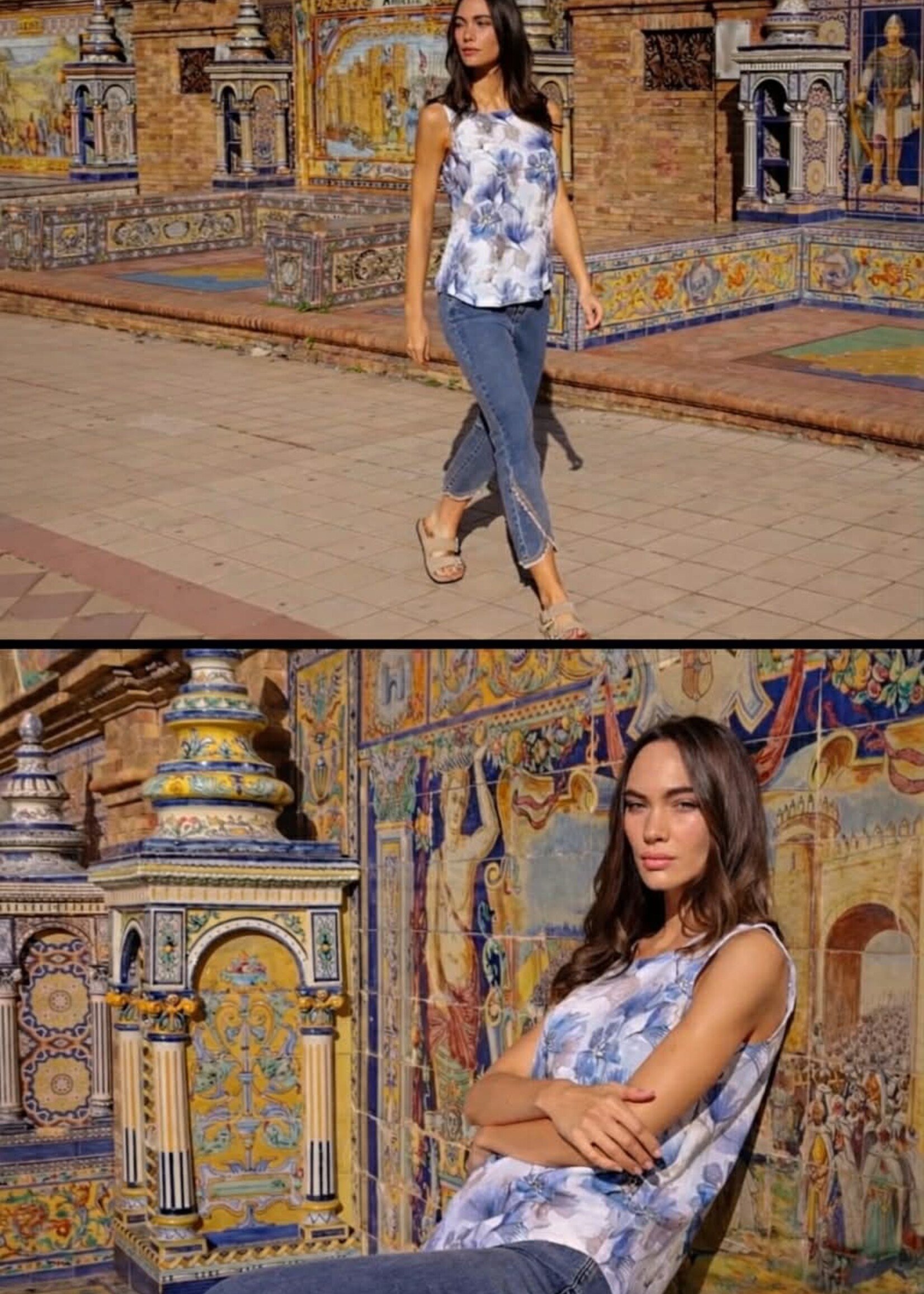 CHARLIE B CHARLIE B-BLOUSE SANS MANCHES-C4588R