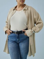 KAFFE CURVE KAFFE CURVE-CHEMISE SATINÉE-10583999