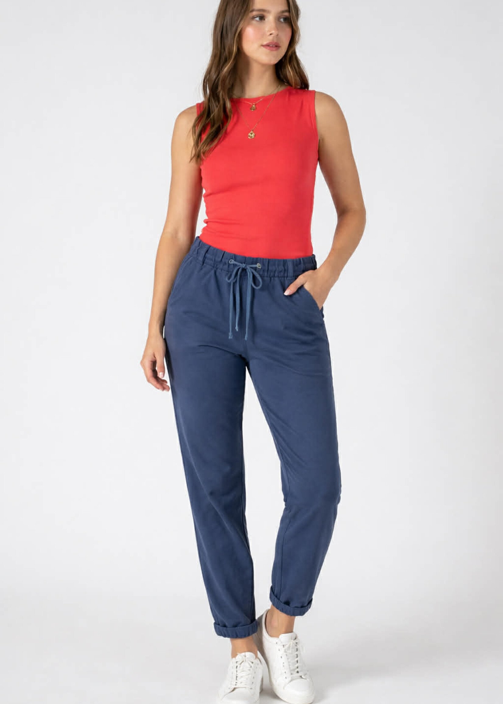 MADE IN ITALY KARMA-PANTALON ITALIEN BRILLANT -7164