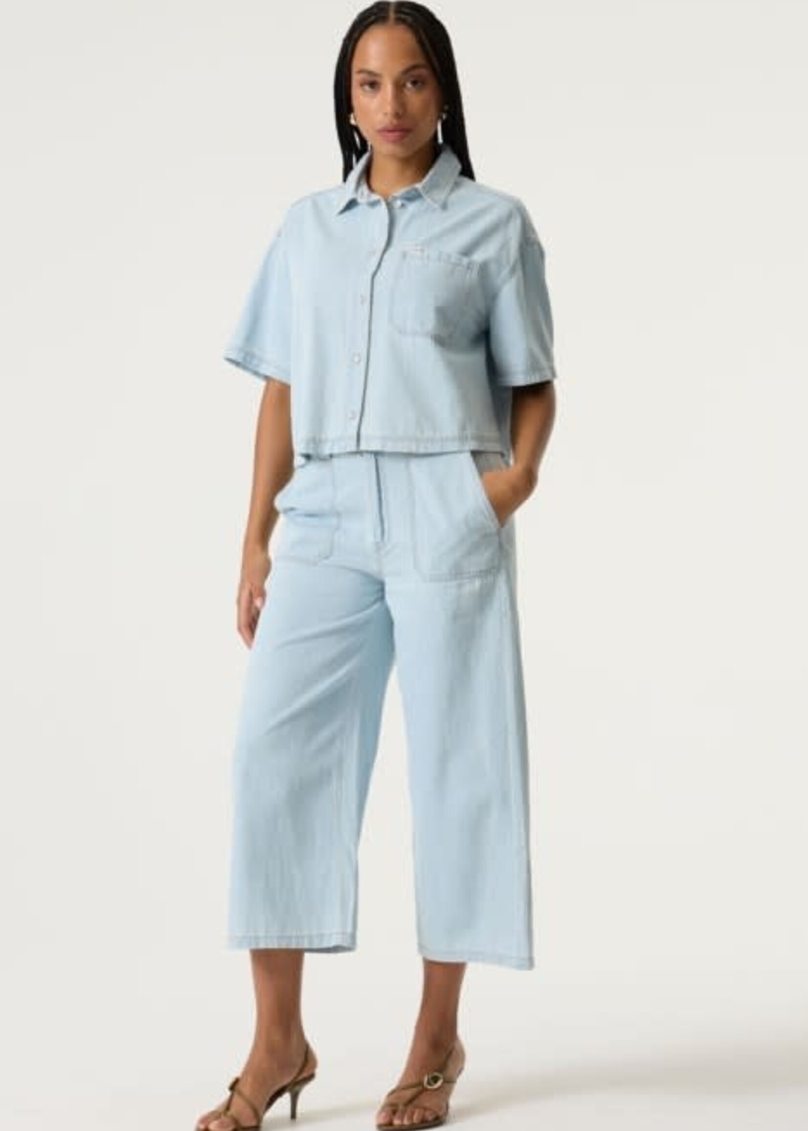 GARCIA GARCIA-JEANS 7/8 JAMBE LARGE-Q260112