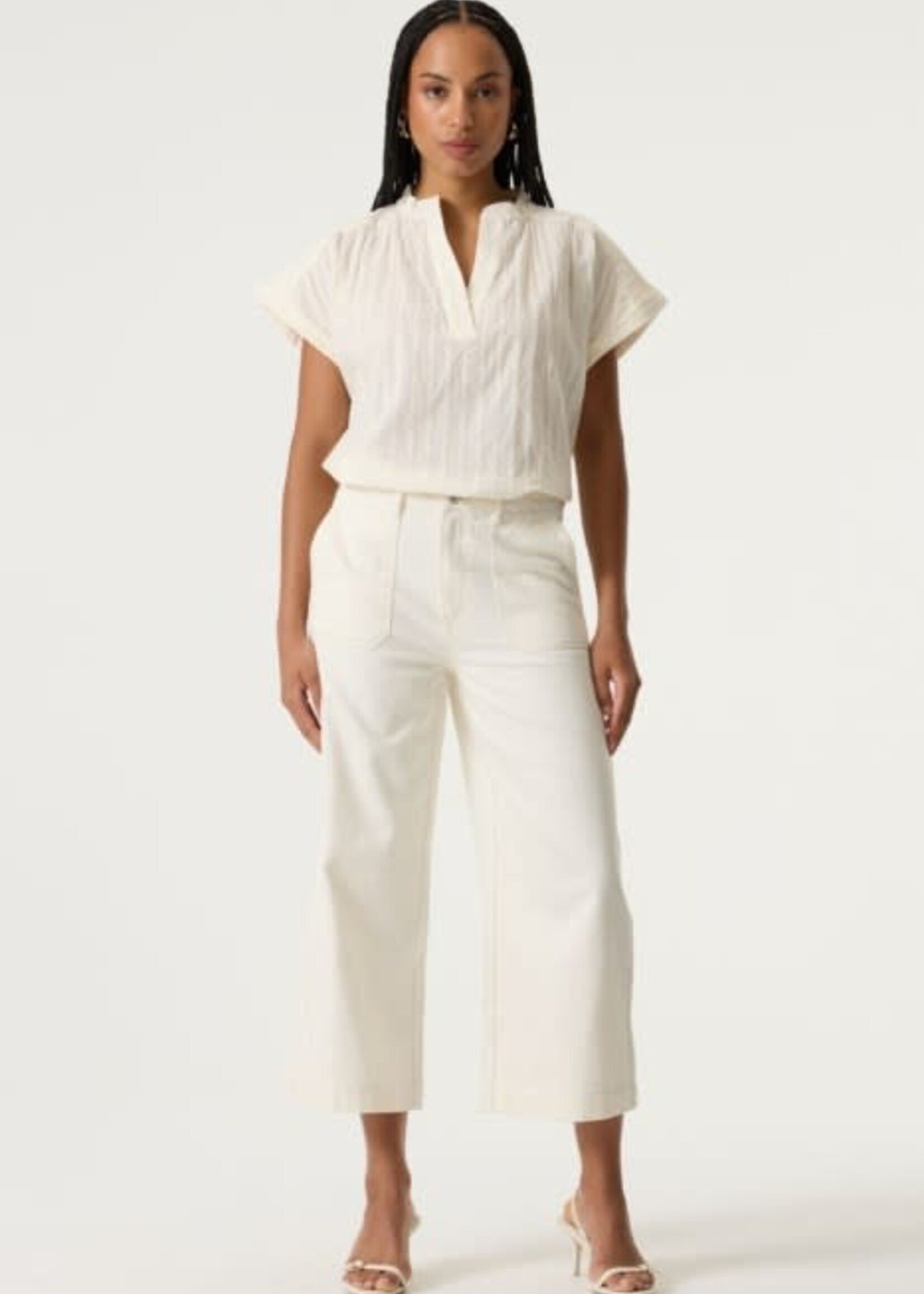 GARCIA GARCIA-PANTALON 7/8 JAMBE LARGE-Q260115